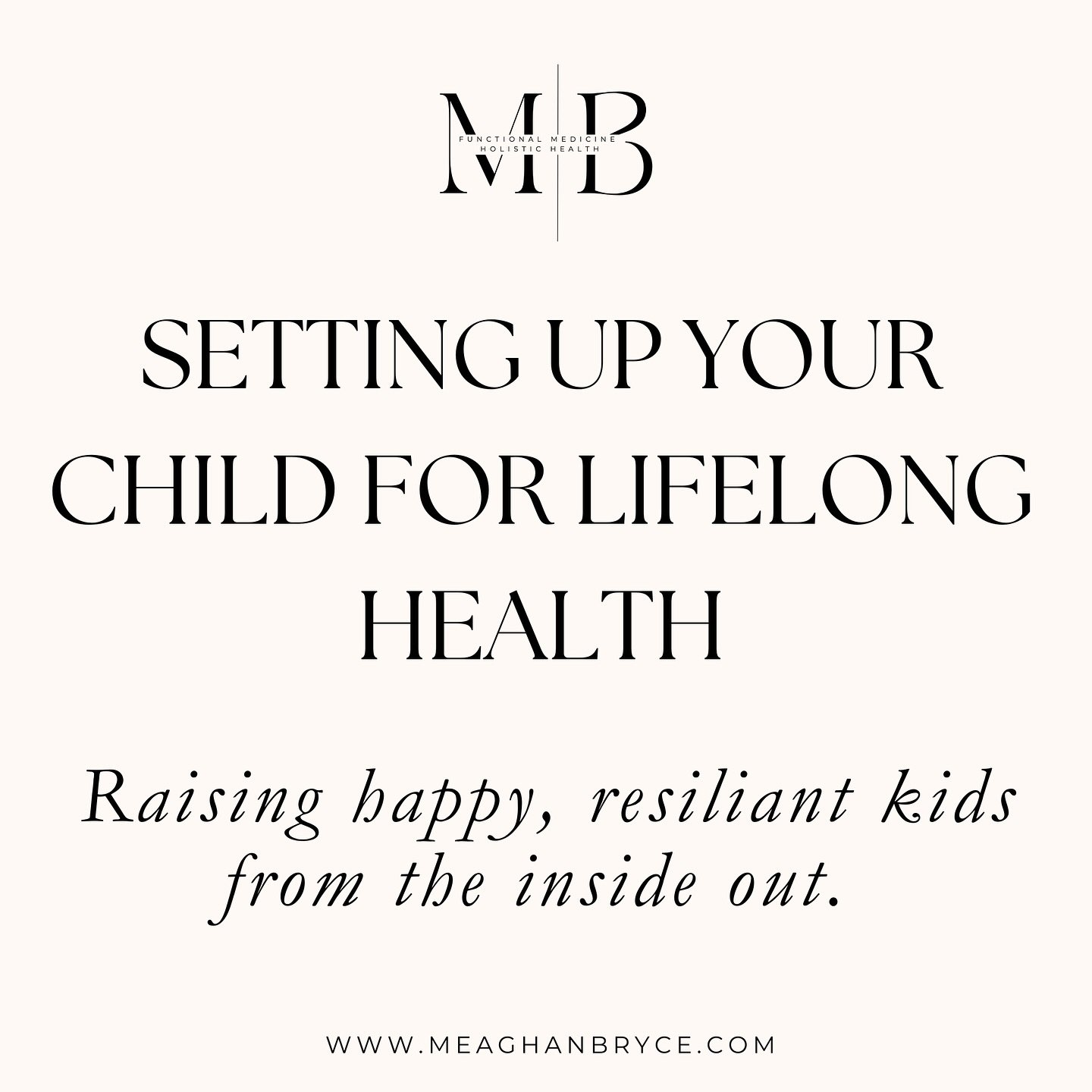 What sets the stage for current and future health? It&rsquo;s your child&rsquo;s microbiome. 🦠 

From the moment they&rsquo;re born through the teenage years and into adulthood, their gut-immune-system connection (systemic health), their gut-brain c