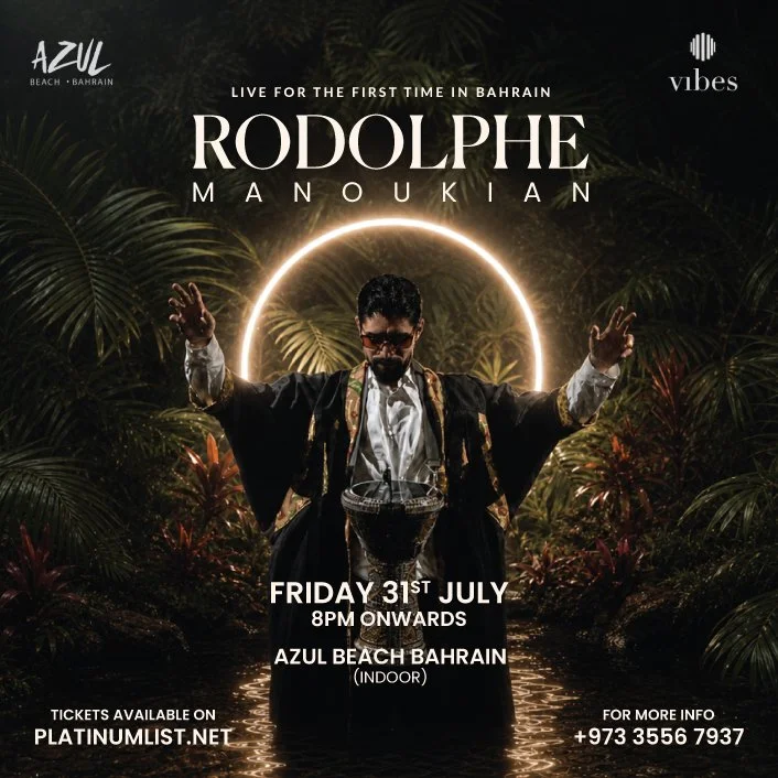 Rodolphe Manoukian live At Azul Beach, Bahrain