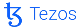 Logo de Tazos avec un symbole bleu et le nom Tazos en texte noir.