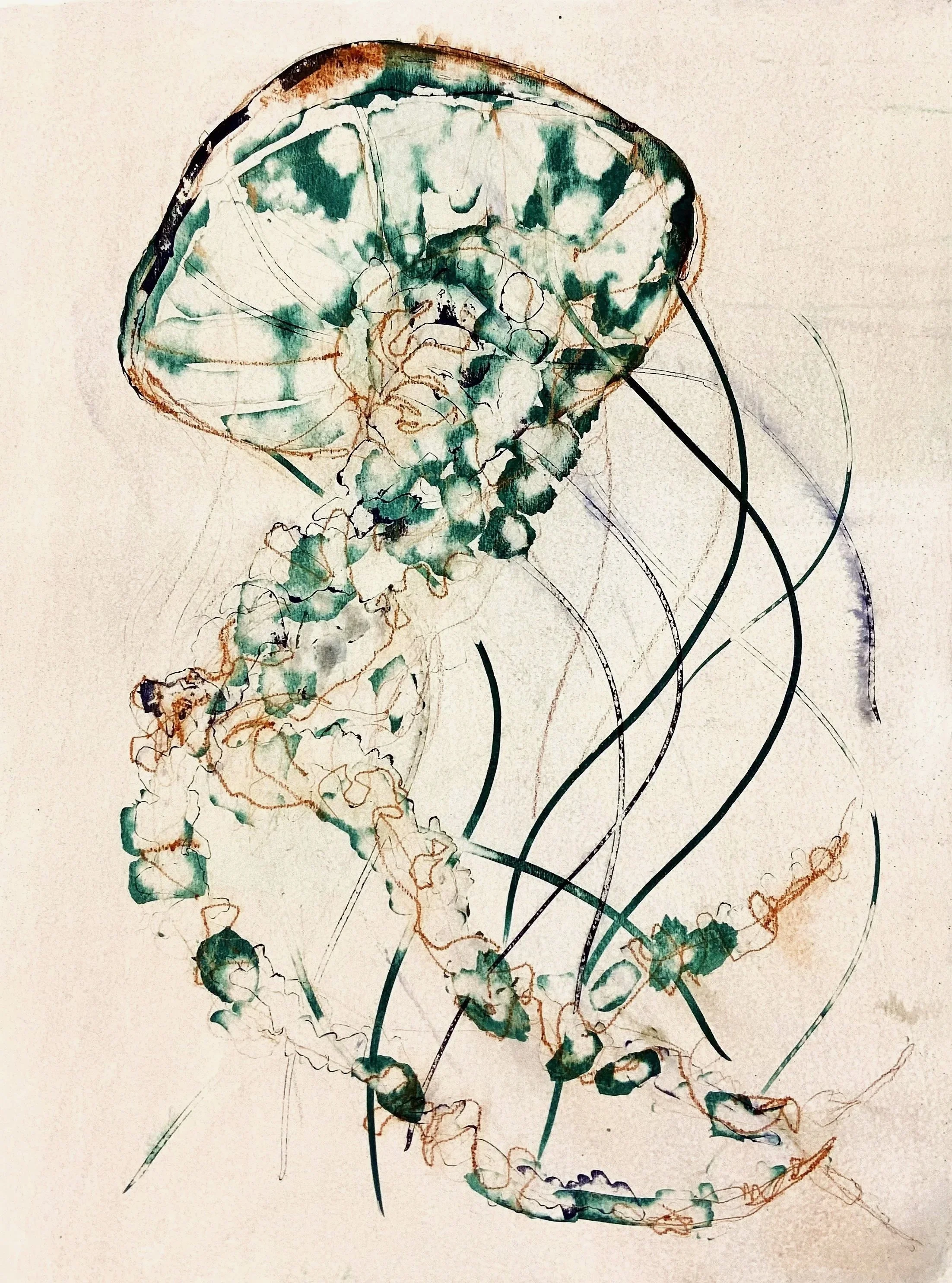 BLOOM IV          acrylic & mixed media on board                  (9 x) 40cm x 30cm            2026