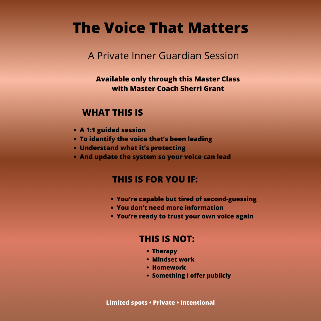 The Voice That Matters