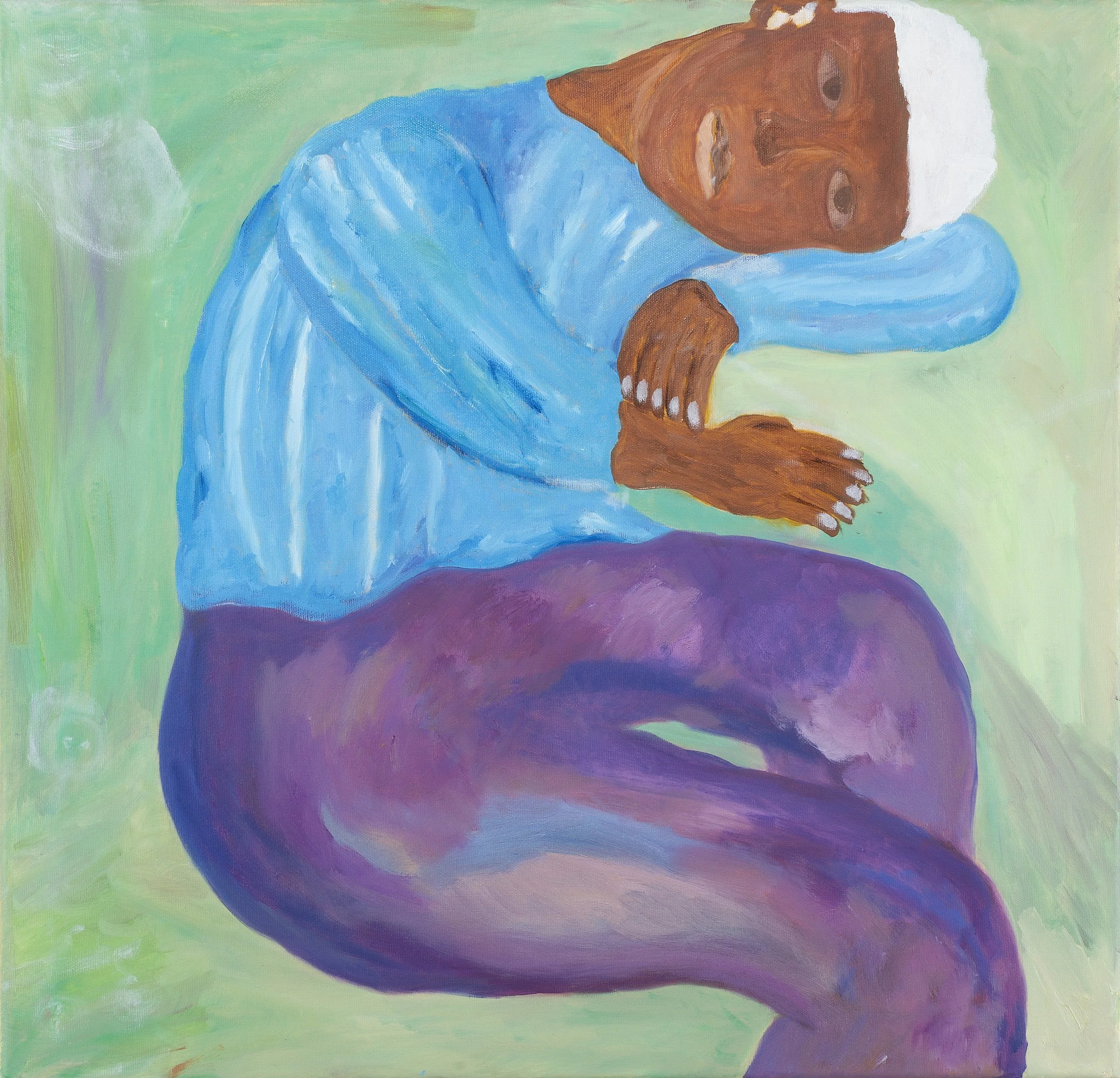 Turn, 2024, 62x 62 cm, Öl auf Leinwand
/ Foto: Berhard Rieks