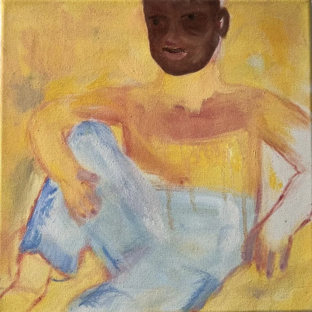 Summer Remain, 2025, 40x 40 cm, Öl auf Leinwand 