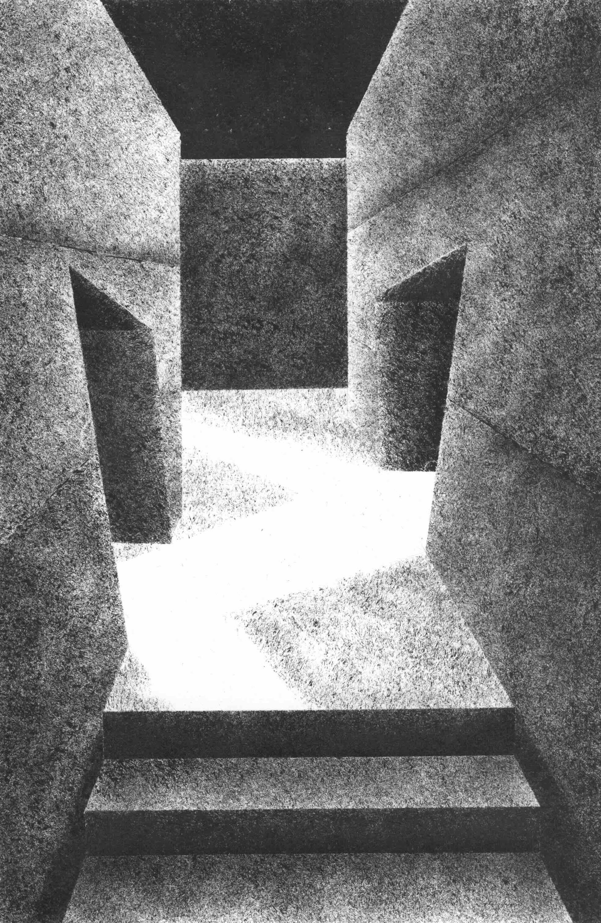 Structure IV, encre sur papier A4, 2014