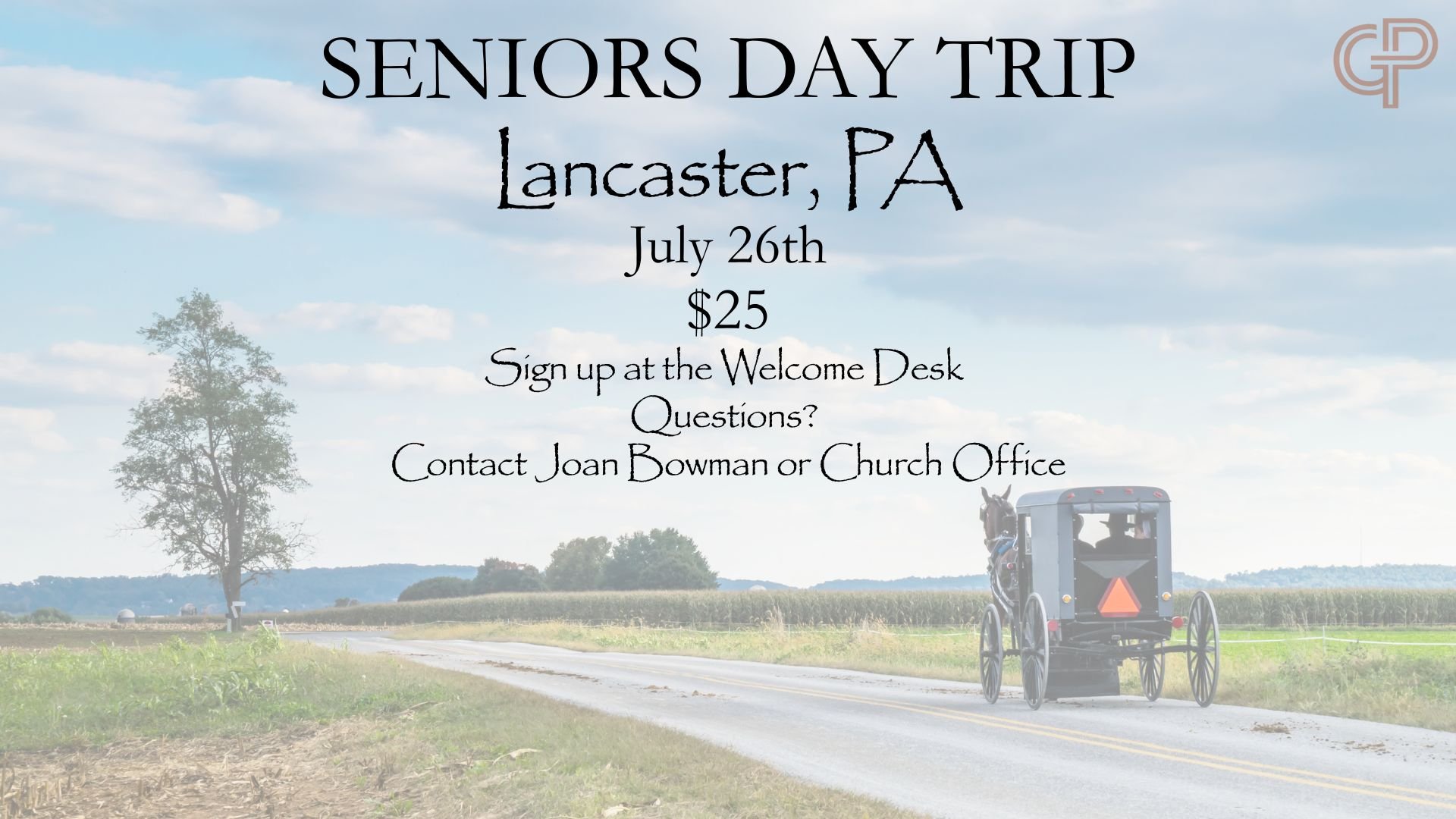 Seniors Day Trip