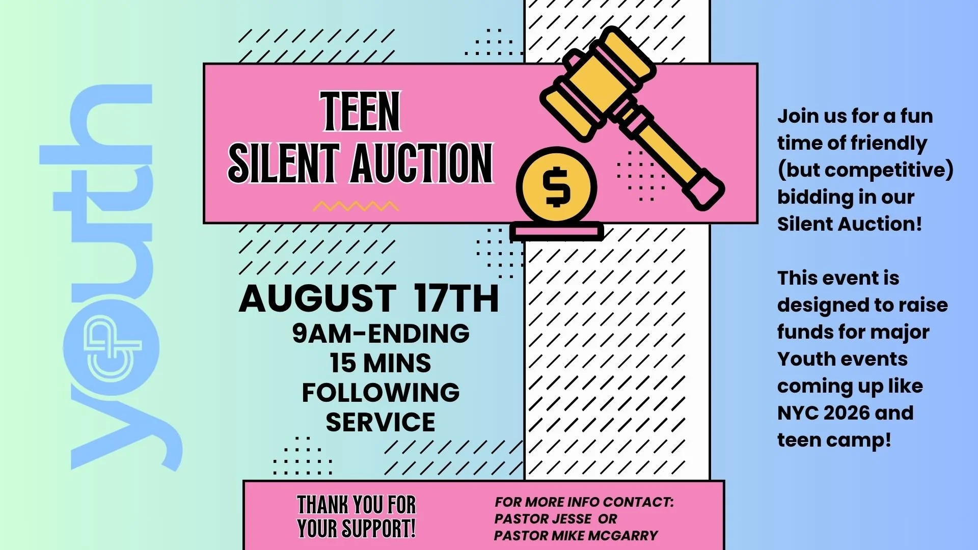 GP YOUTH Silent Auction Fundraiser