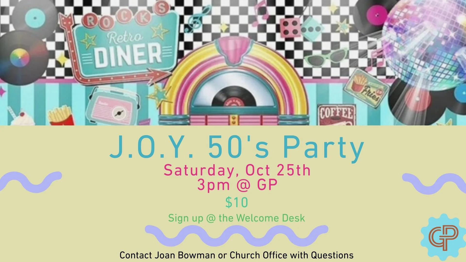 J.O.Y 50's Party