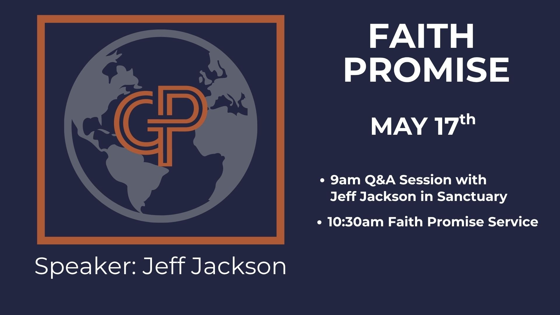 Faith Promise Sunday