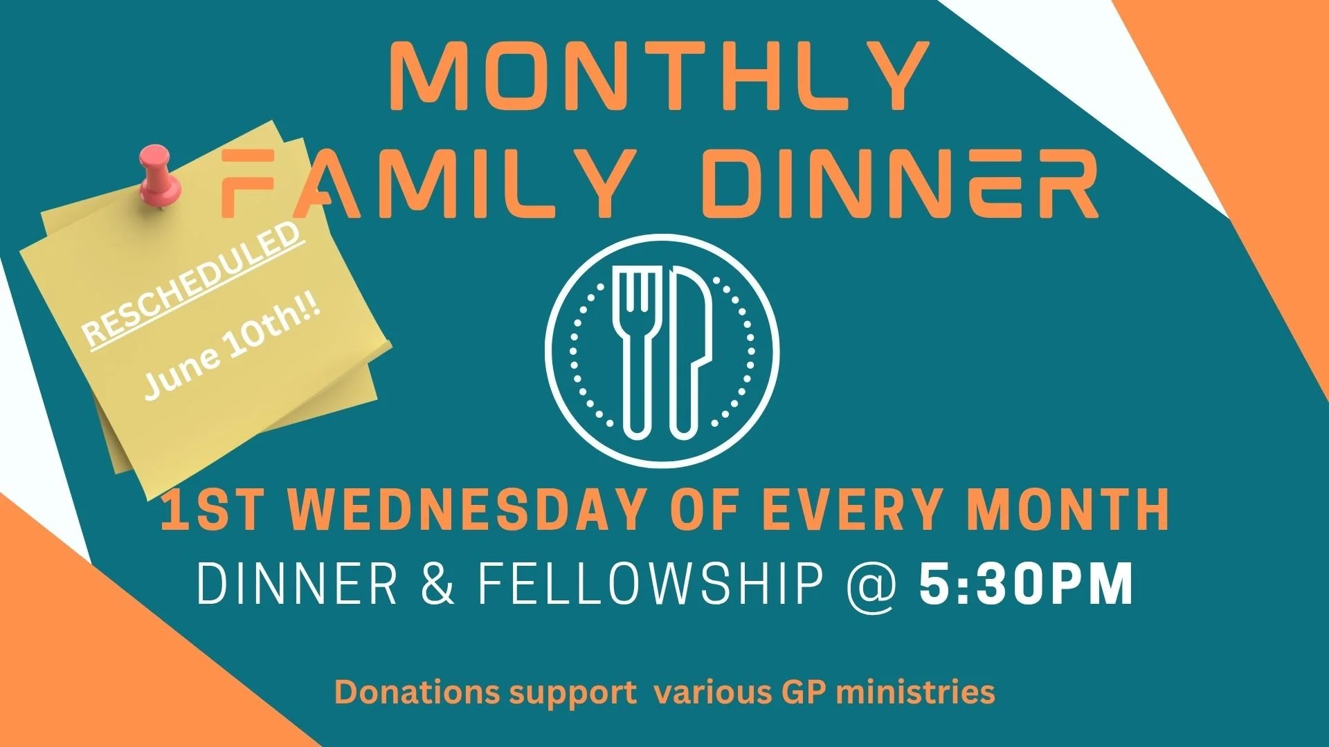 Wednesday Family Dinner