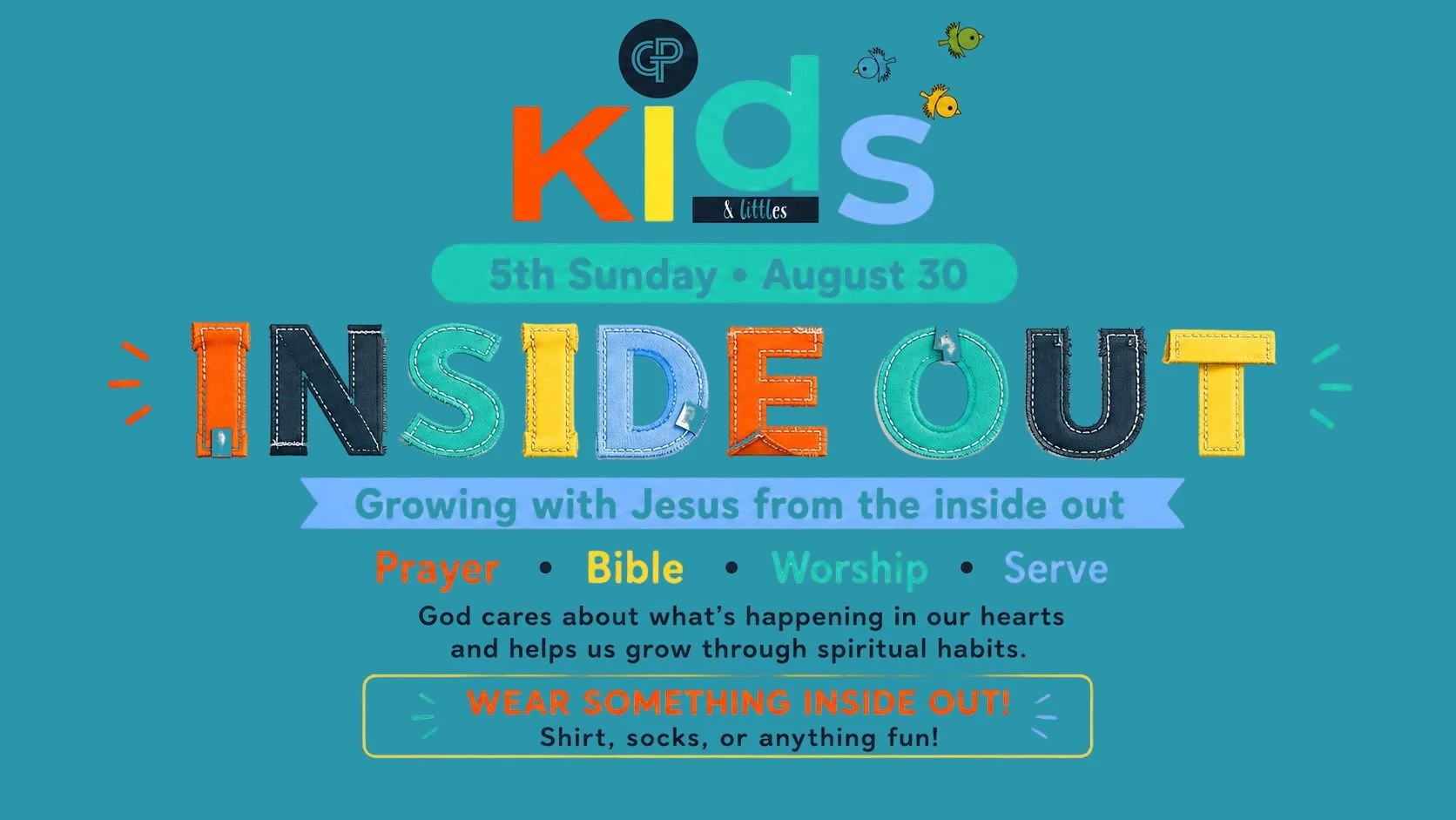 GP Kids - 5th Sunday! INSIDE OUT!