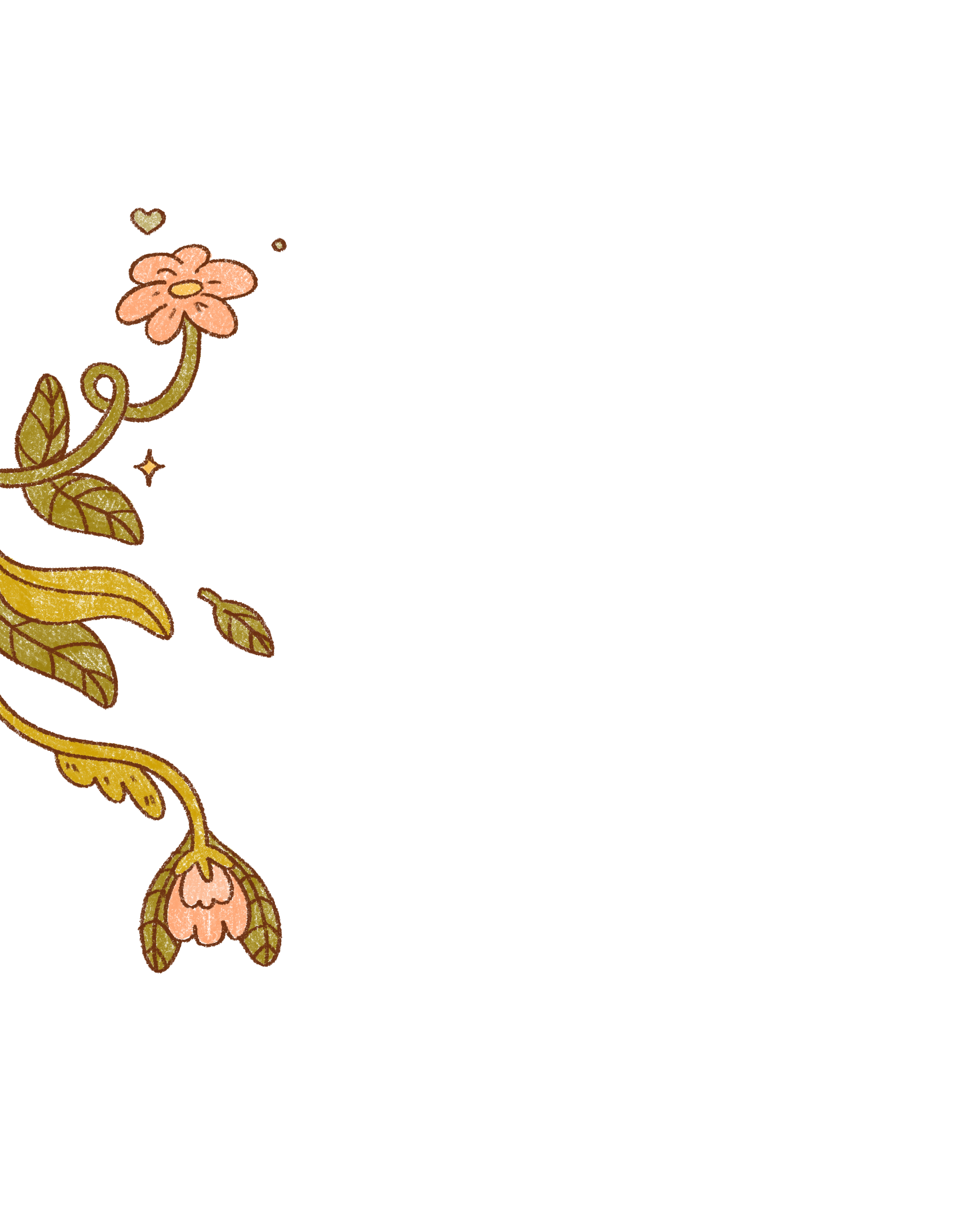 Flowers Textured Illustration