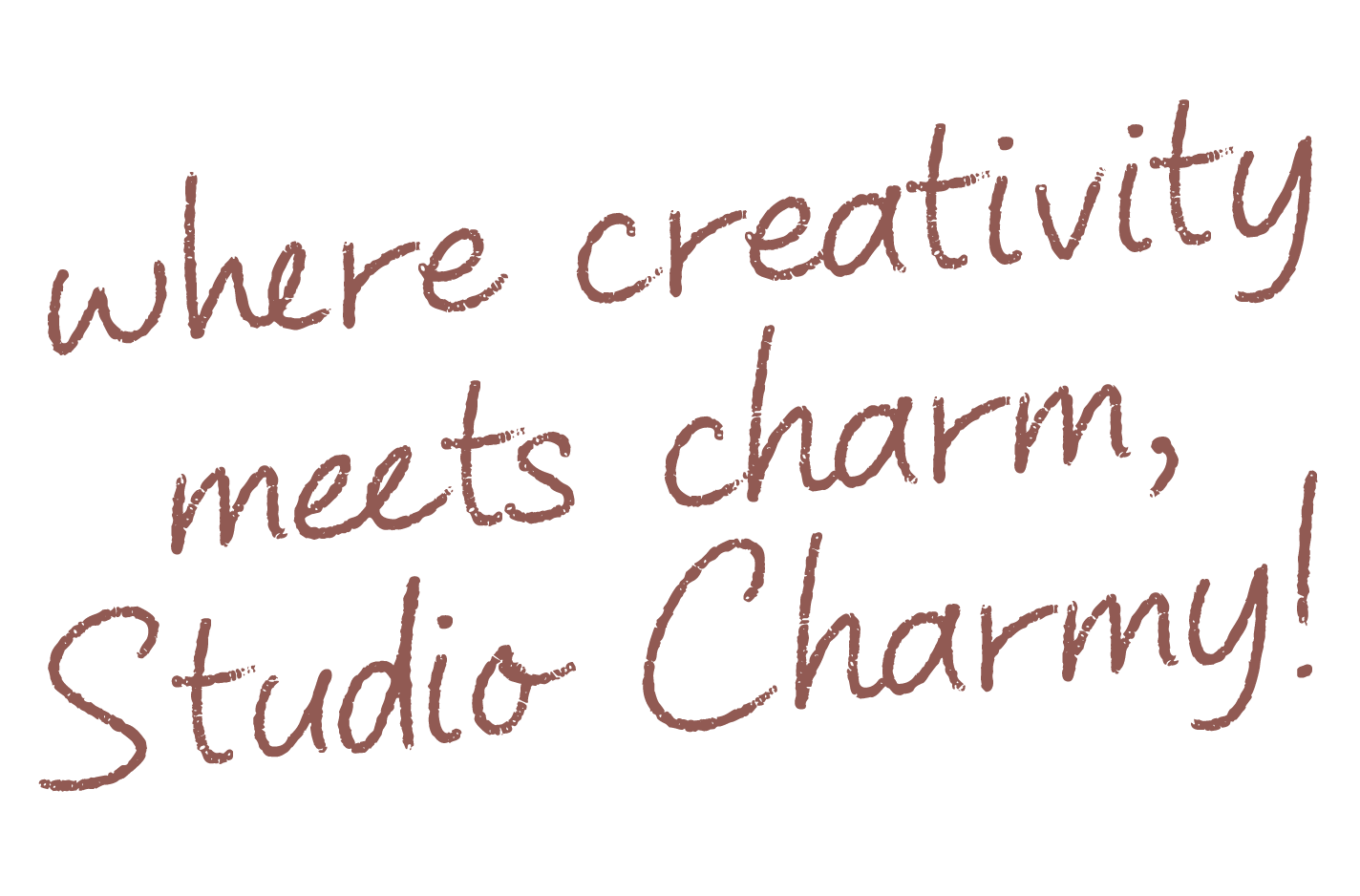 Where creativity meets charm, Studio Charmy!