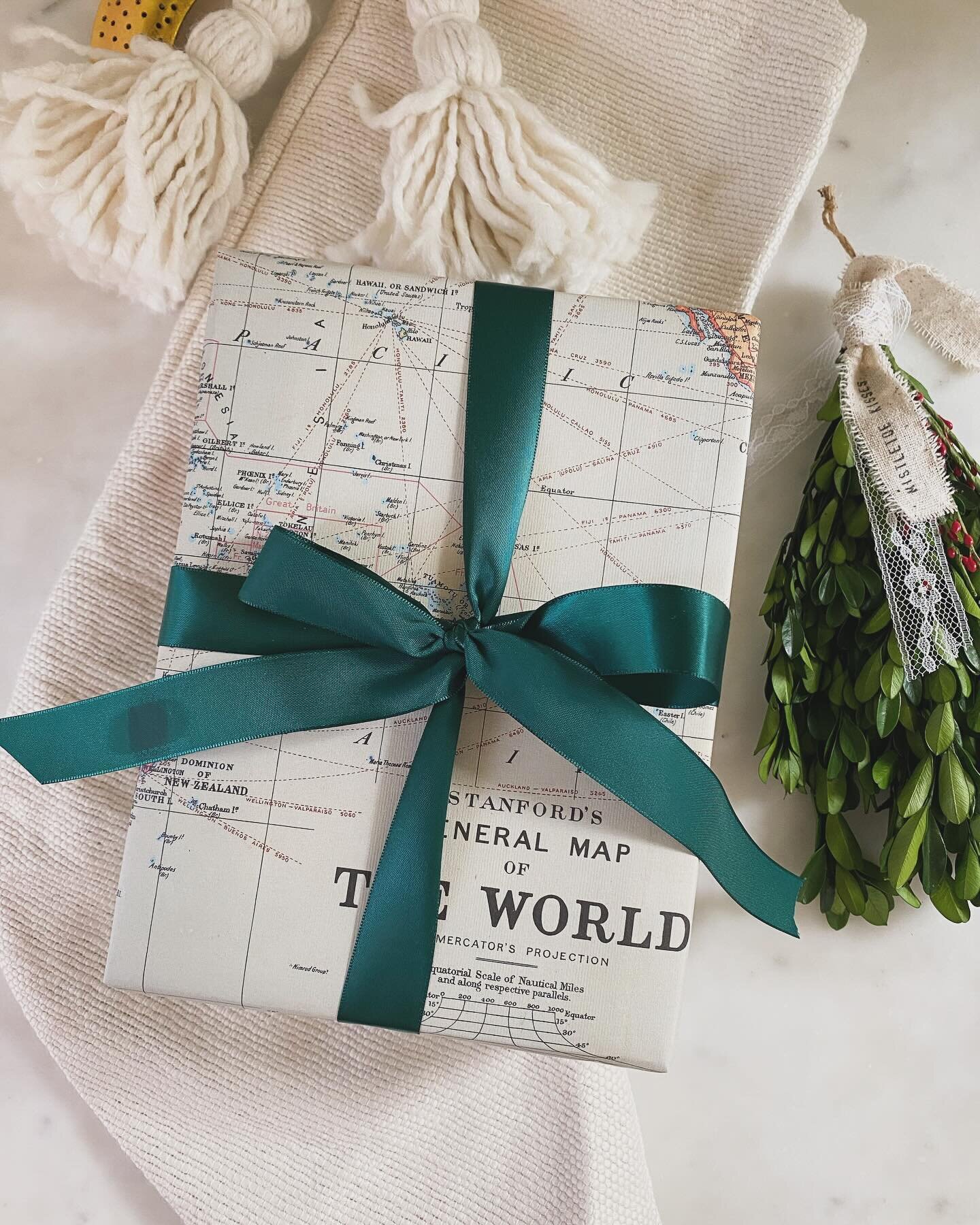 Complimentary gift wrapping!  I currently have 3 holiday gift boxes left for Thursday pickup or Bay Area delivery. 

This gift wrapping is from a special product I did for @shopterrain years ago 🎁

All proceeds will go to @aneraorg 🕊️