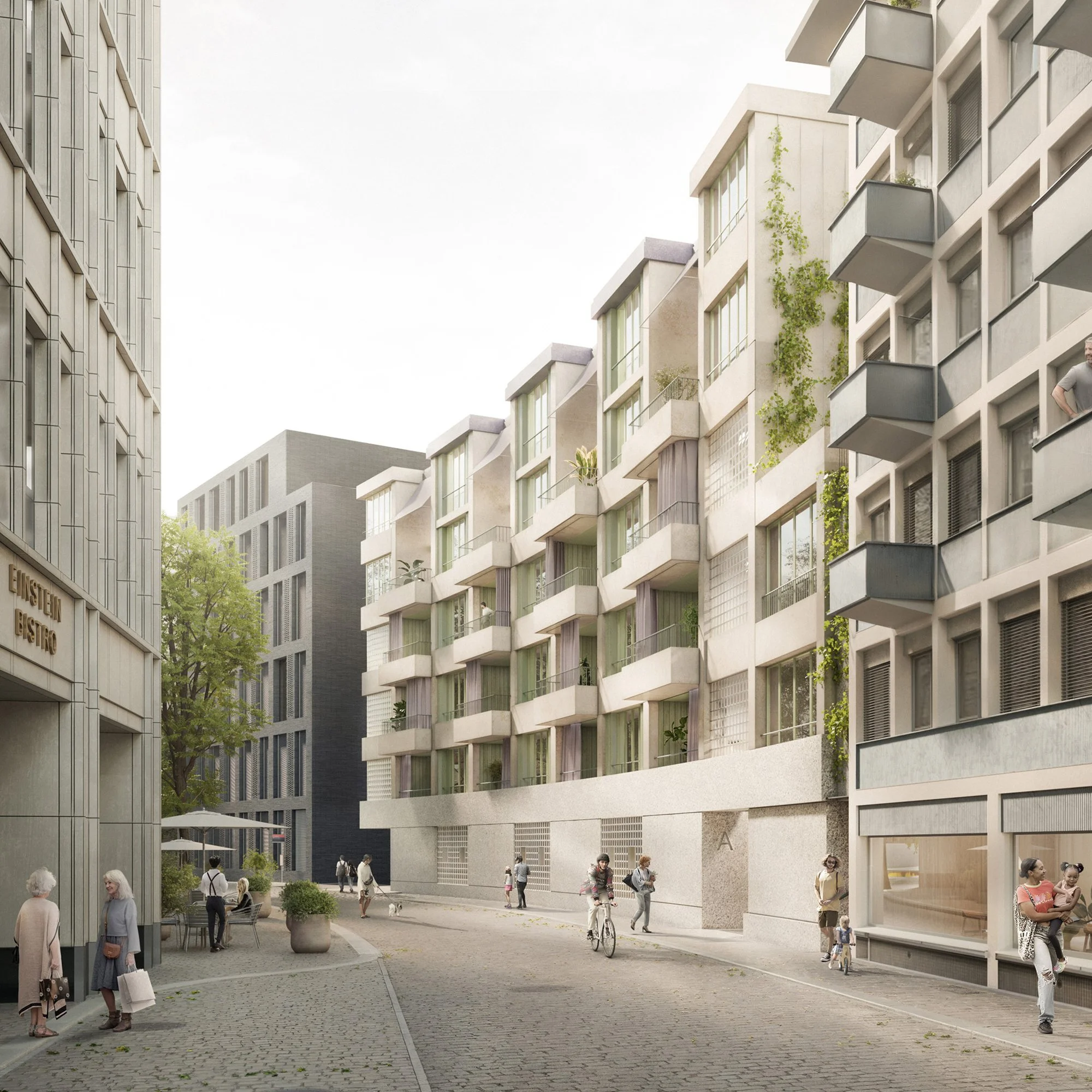 Projektwettbewerb Wassergasse. Gewonnen.