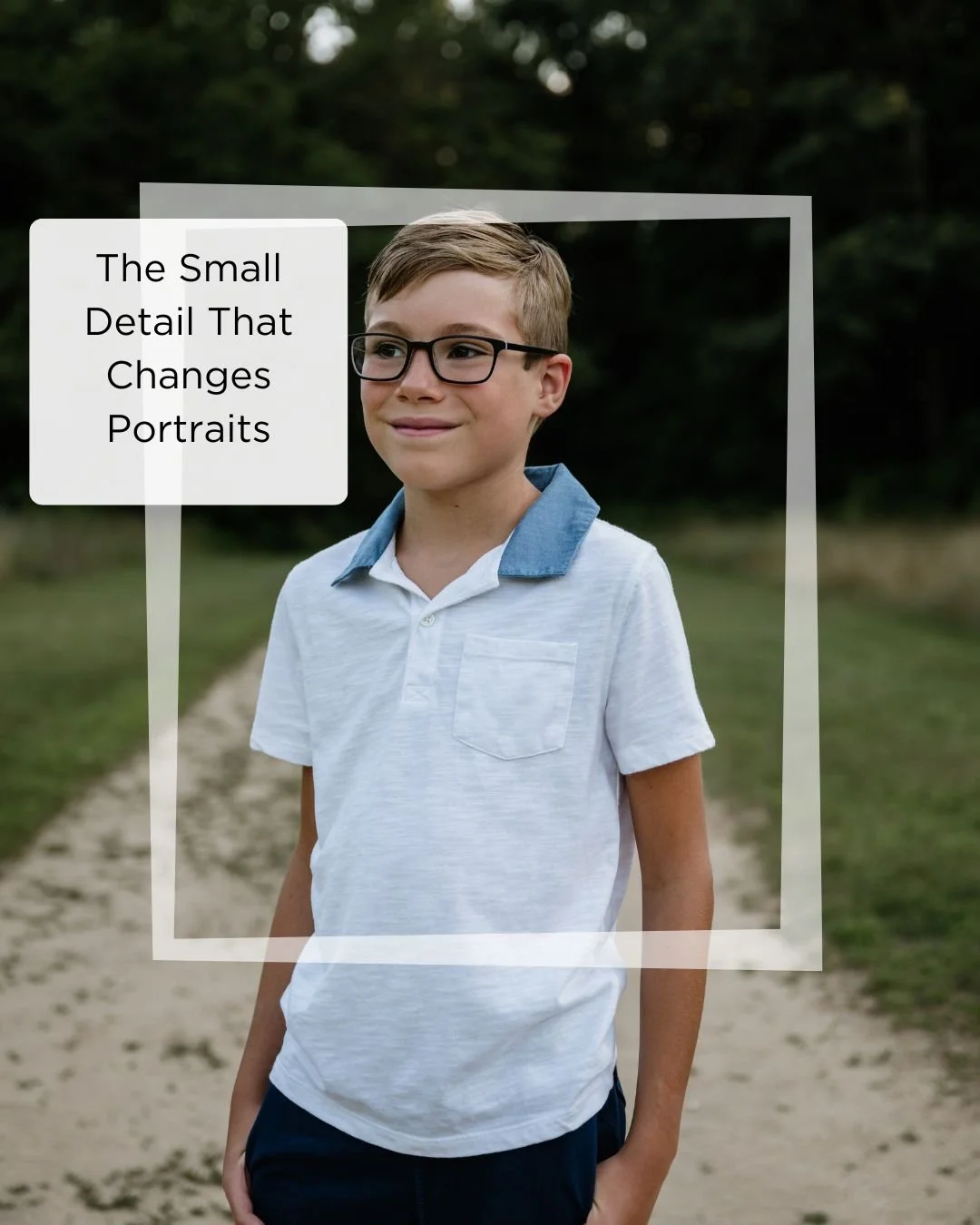 A small detail that makes a big difference in portraits.
Clean glasses before your session. It matters more than you think. #loradecosiophotography
#detroitphotographer
#rochesterhillsphotographer
#familyphotographer
#schoolportraits
