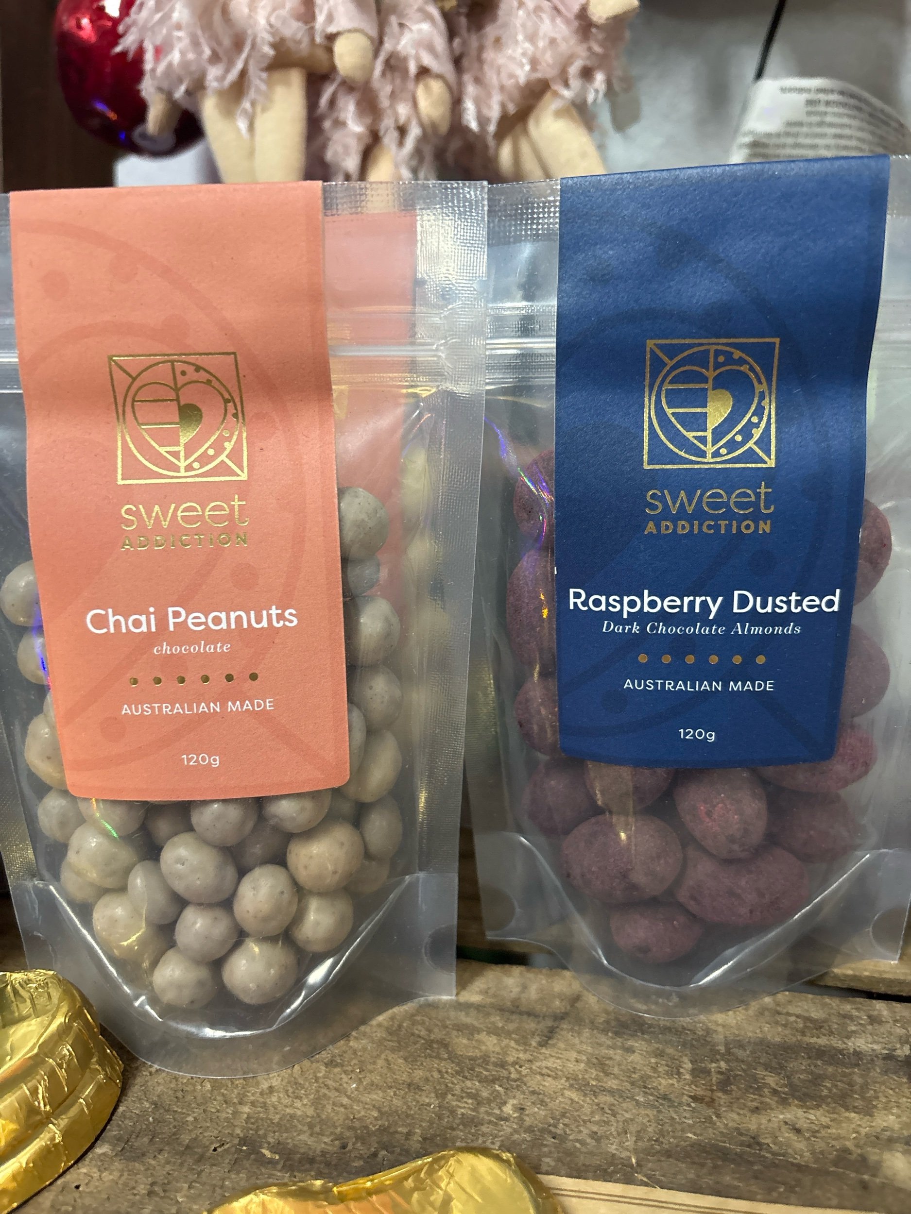 Sweet addictions chai peanuts & raspberry dusted.jpeg
