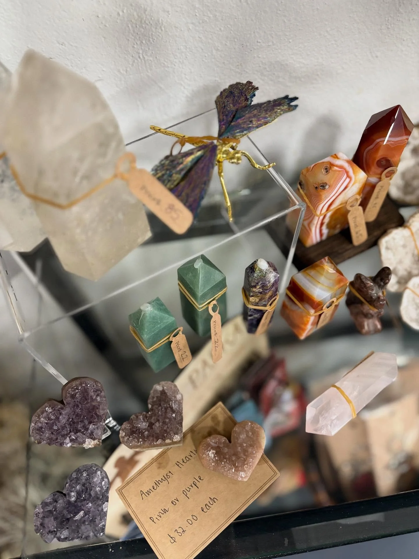 Crystal Magic has arrived in store at Rhoda!! 

We are so excited to share our brand new collection of stunning crystals 🔮

These beautiful crystals have been hand picked for their energy, colour and natural beauty. 

Come visit us in store to explo