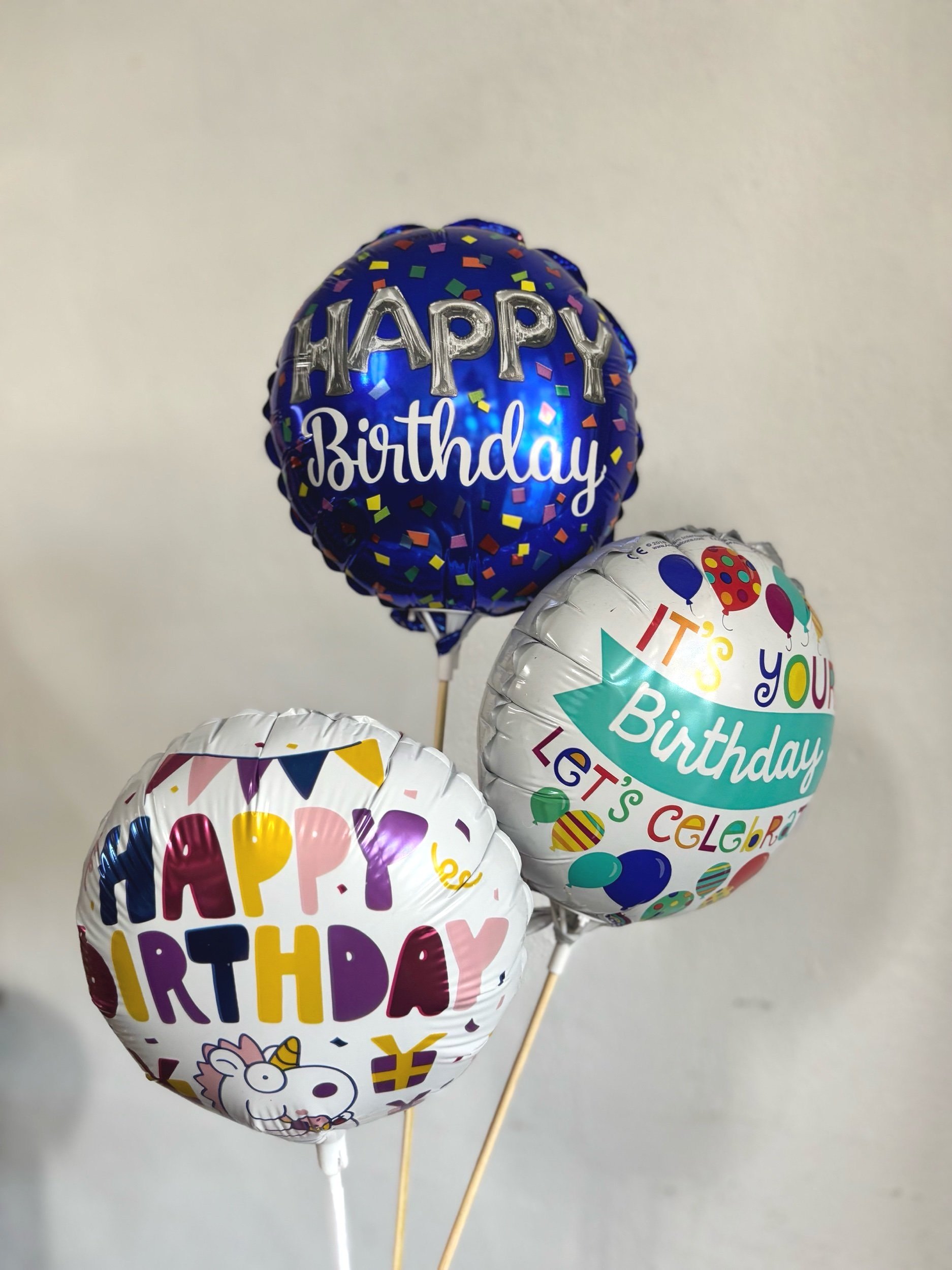 Happy birthday balloons