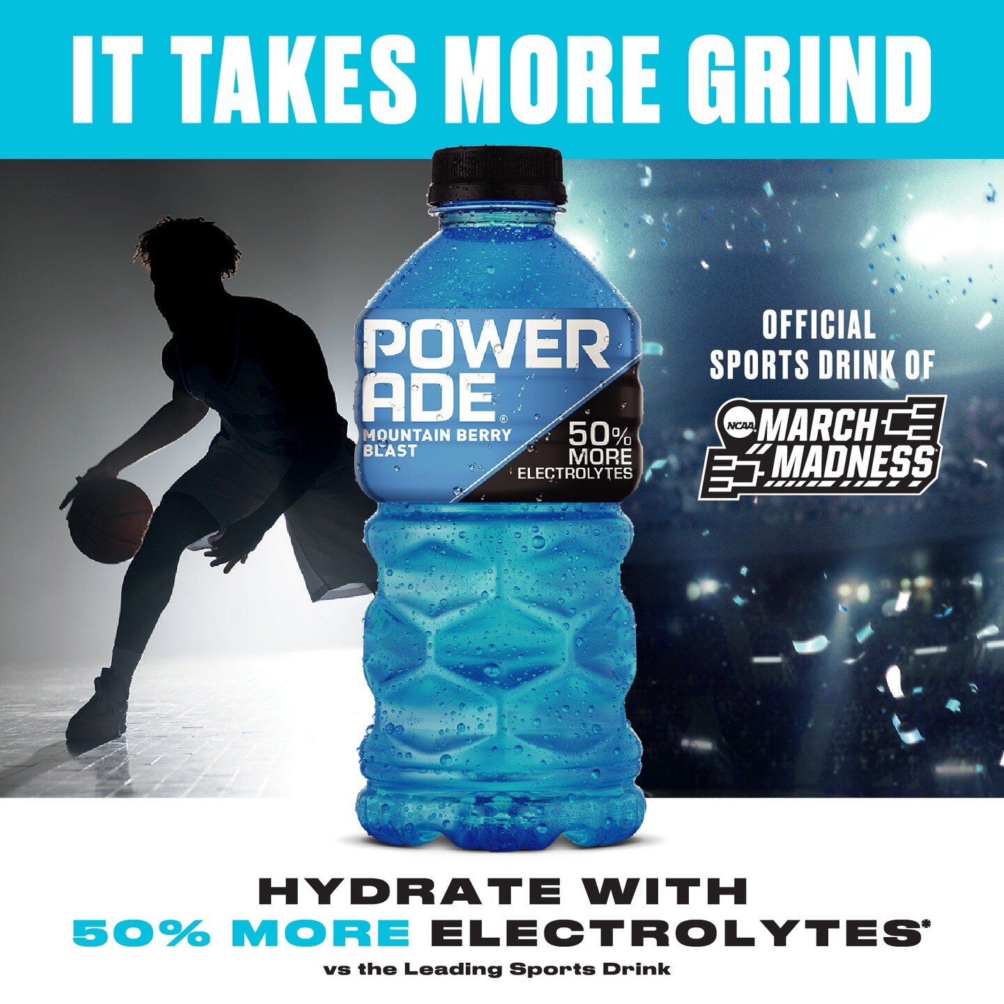 The madness is in full swing 🏀

Hydrate with @POWERADE_US, the Official Sports Drink of March Madness

#ItTakesMore #MarchMadness