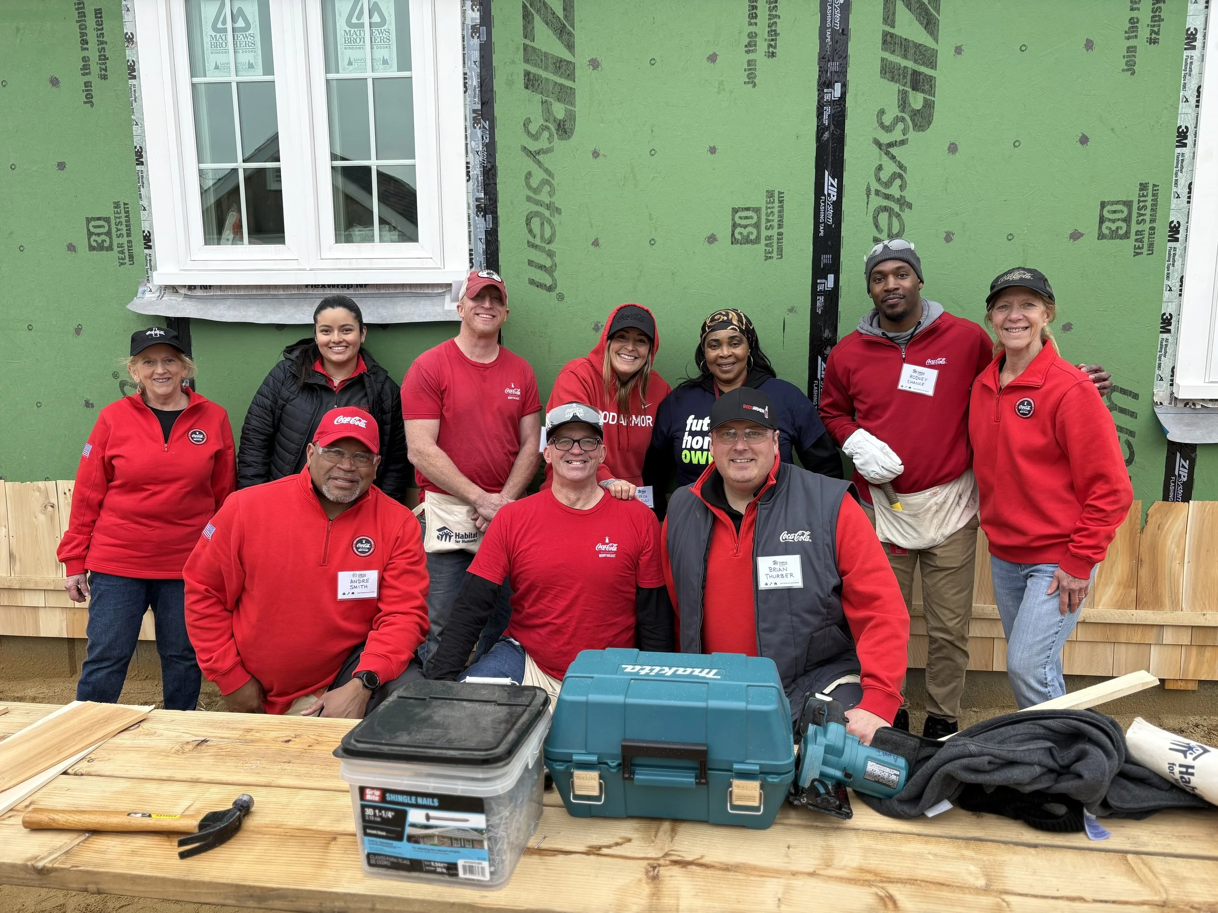 Helped Build Two Homes in Dennis, MA with Habitat for Humanity of Cape Cod