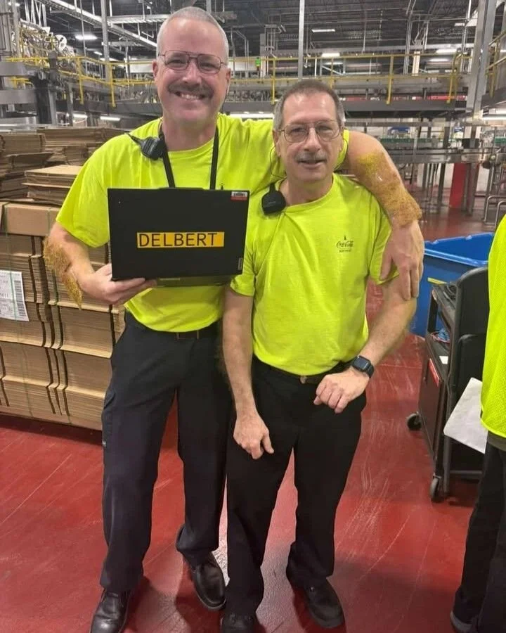 Justin Quinn, a Machine Operator at our East Hartford, CT Production Center, takes Halloween very seriously! Each year he has tons of fun dressing up as a specific employee at the facility. This year he decided to dress up as his coworker, Wes Carney