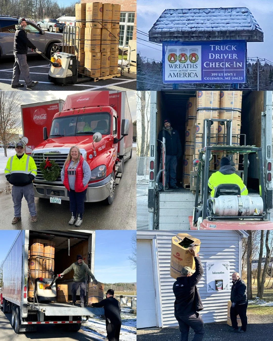 Coke Northeast is honored to support Wreaths Across America by delivering two trailer-loads of wreaths to help honor our nation&rsquo;s heroes. Each December, volunteers place wreaths at Arlington National Cemetery and thousands of locations nationwi