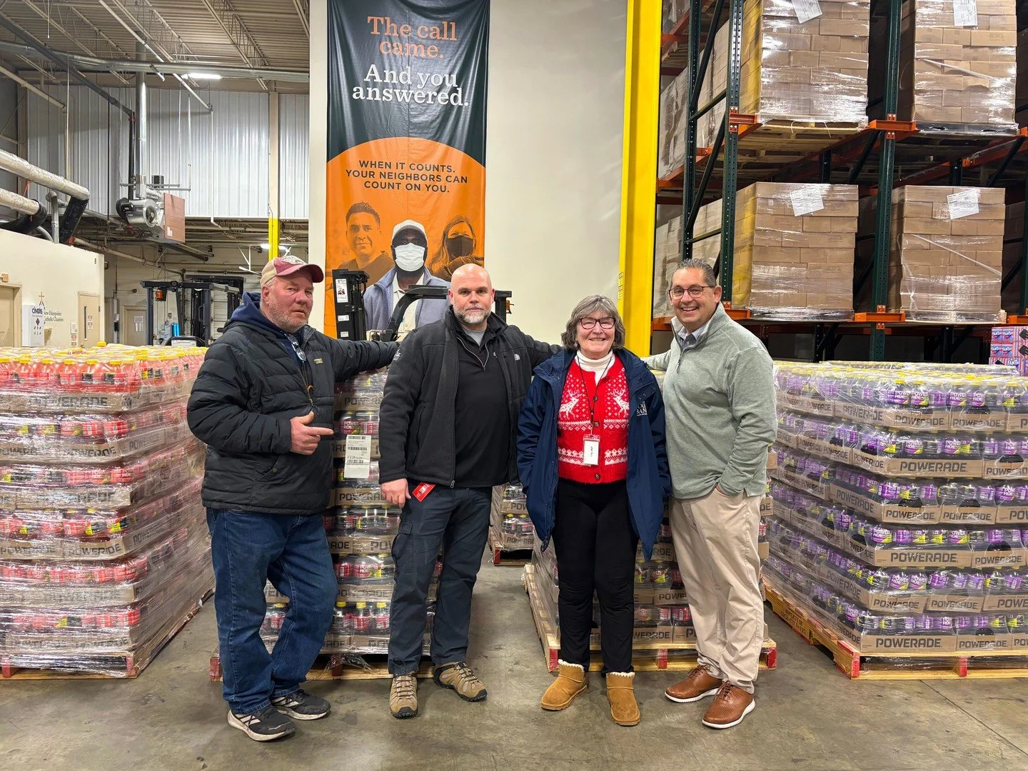 For many of us, the holidays are a time of celebration and family - but for those facing food insecurity, it can be an especially difficult season. Our Granite State team was proud to donate 15 pallets of beverages to the New Hampshire Food Bank, sup