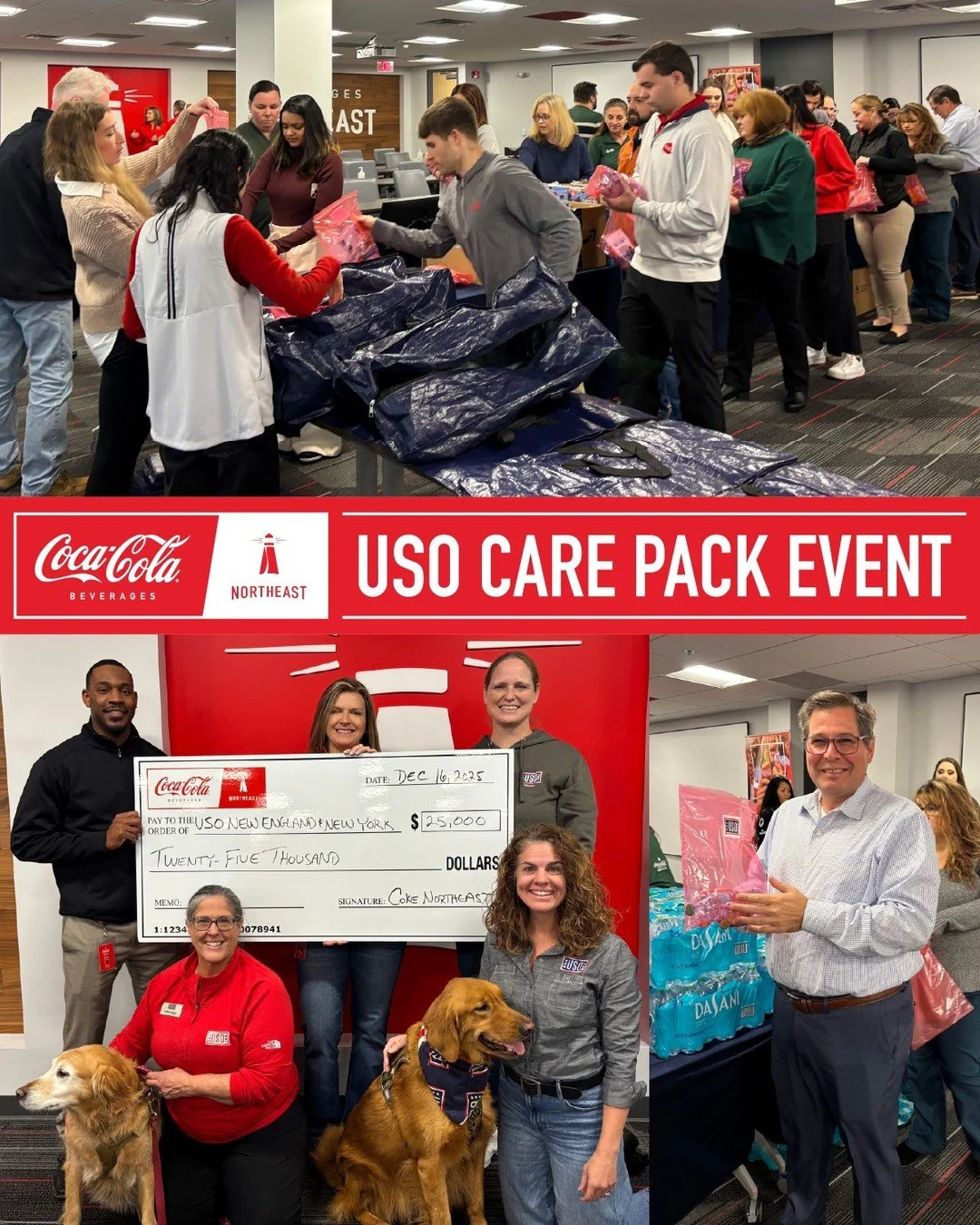 We&rsquo;re proud to share that our Corporate Office in Bedford, NH hosted our 4th Annual USO New England Care Pack event, supporting local military communities. In just 90 minutes, our team assembled 2,000 holiday care packs to spread cheer and grat