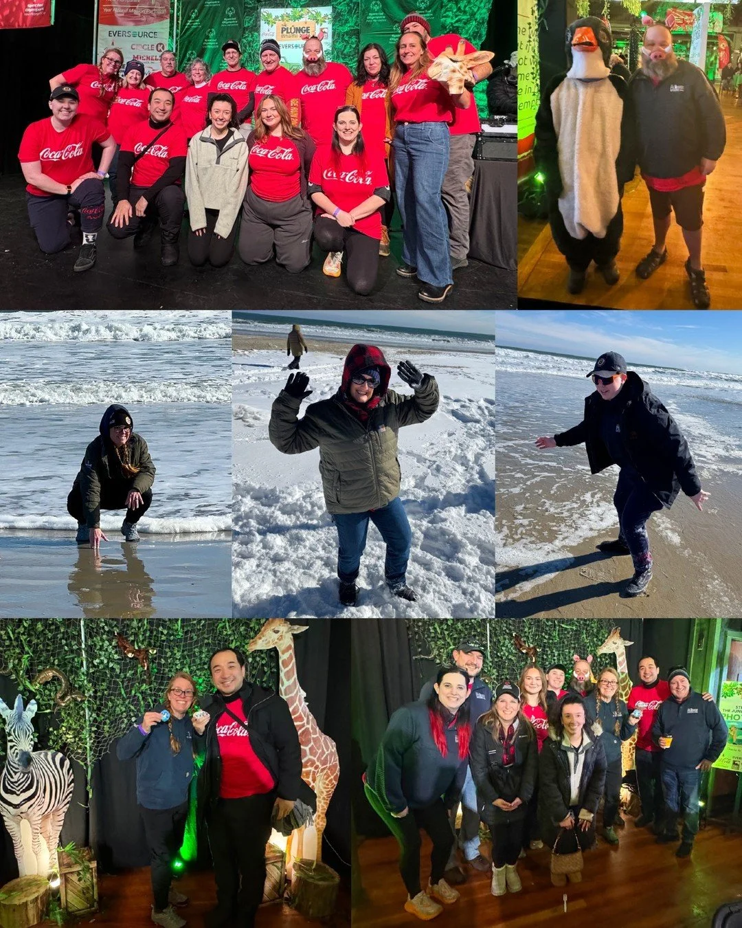 We're proud to share that for the 16th year running, Team Coke Northeast showed up strong for the Special Olympics NH Penguin Plunge! Even though the extremely cold temperatures prevented them from being able to physically plunge this year, our team 