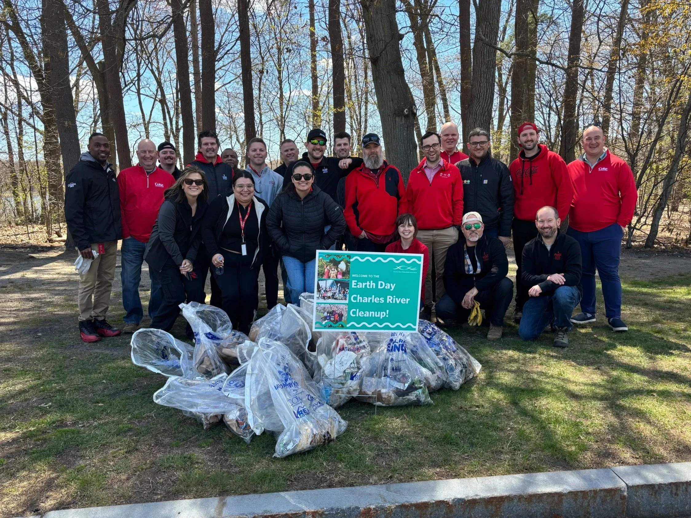 Sponsored and Participated in the 27th Annual Charles River Earth Day Cleanup.