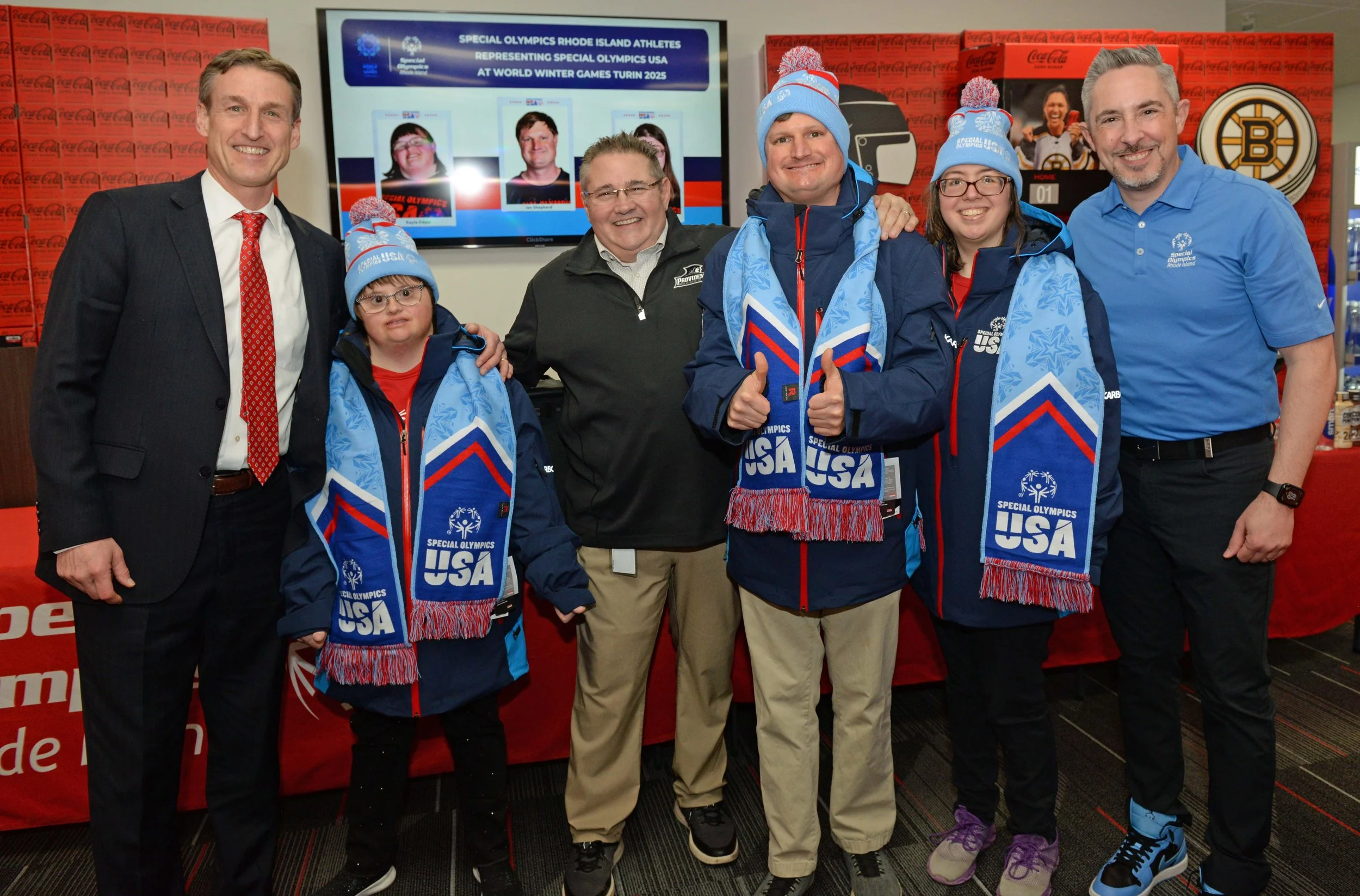 Uniform Unveiling Ceremony for Special Olympics Rhode Island Athletes Competing at the 2025 Special Olympics 
World Winter Games in Italy