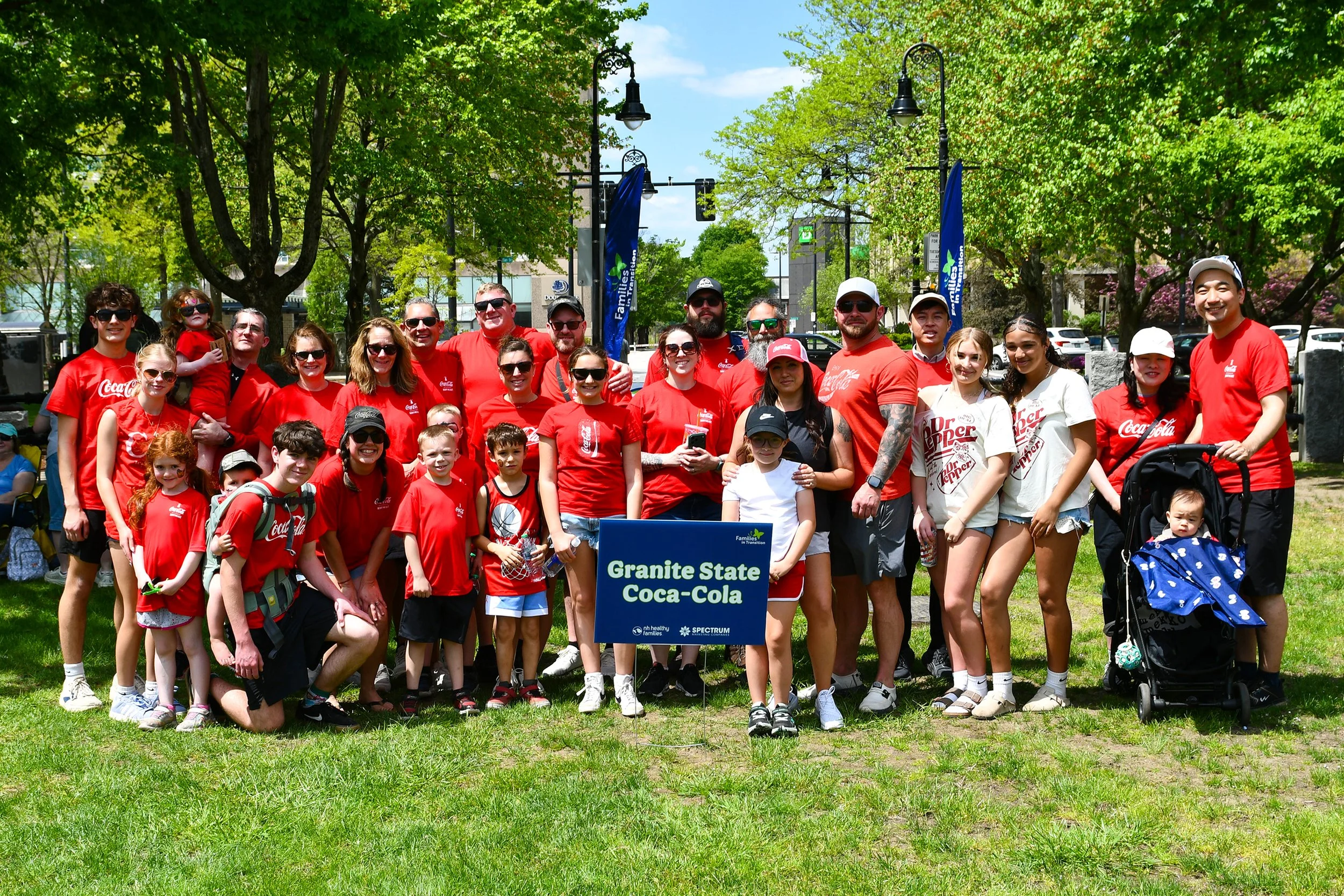 Participated in the Families in Transition Walk Against Hunger in Manchester, NH.