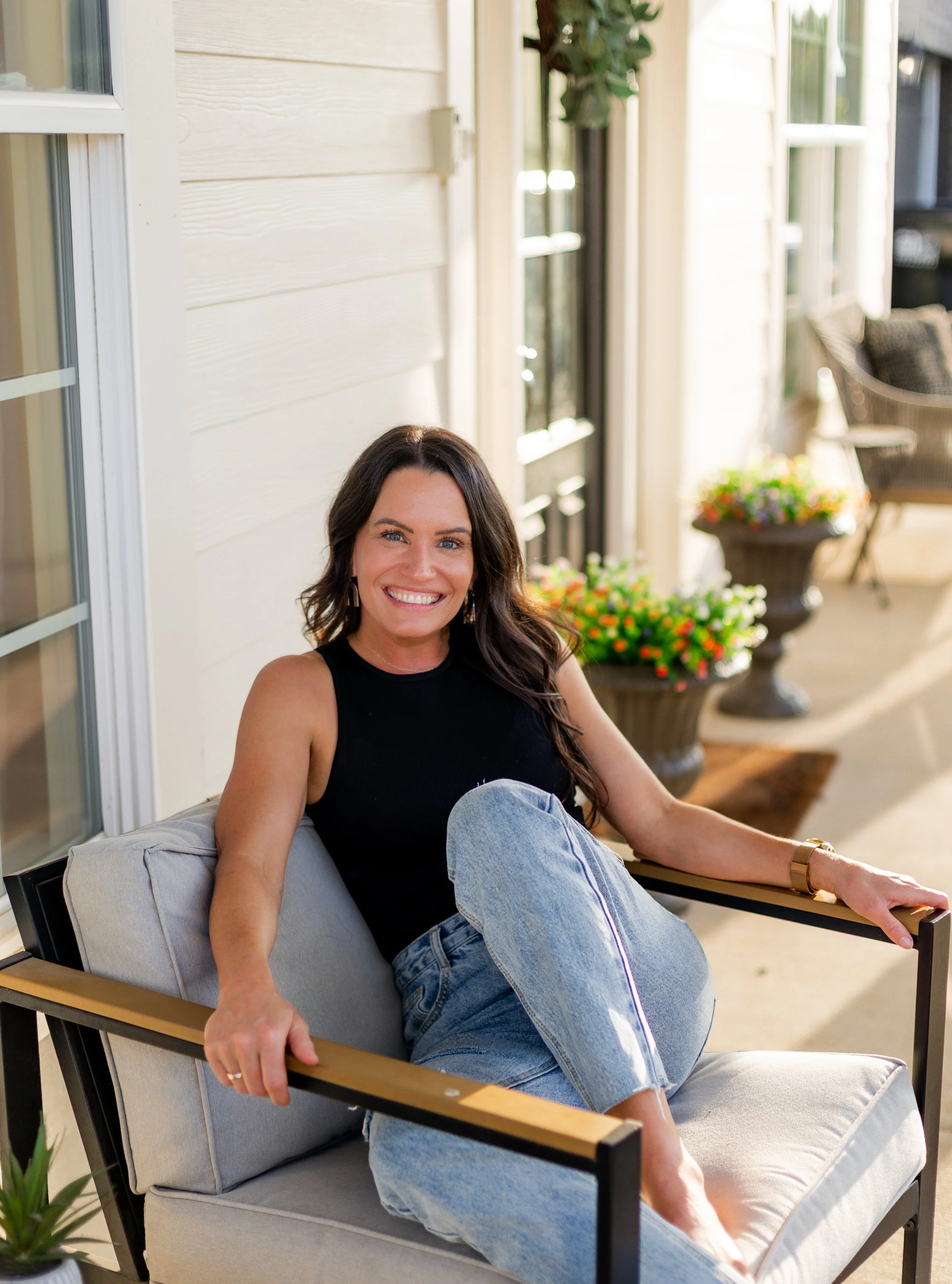 Professional headshot of Kellie Maxcy, Founder and Creative Director of Charlie Grey Events.