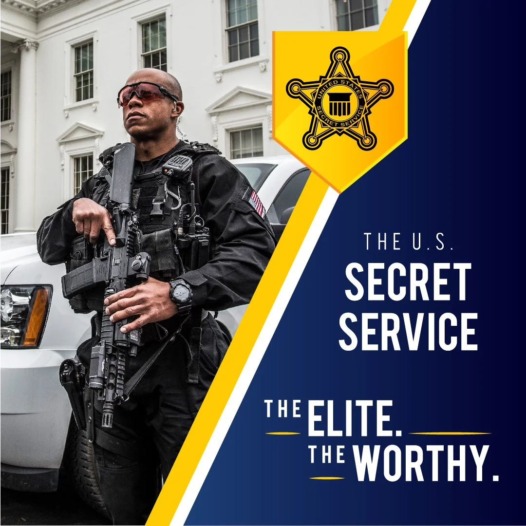Variation of display banners: U.S. Secret Service — Uniformed Division Officer