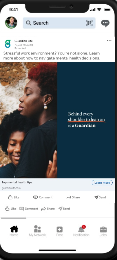 Guardian LinkedIn Content