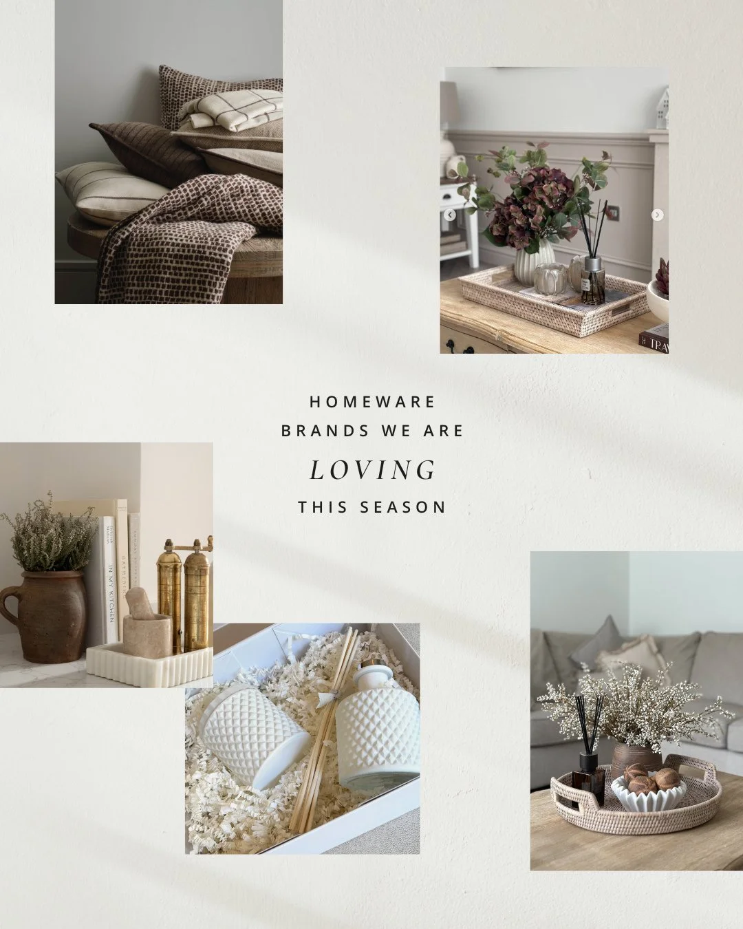 Autumn unfolds in quiet tones - flickering candlelight, soft textures, and evenings that invite you to linger.⁠
⁠
This season, we&rsquo;re celebrating some of our favourite female-founded homeware and accessories brands that bring warmth, calm, and t