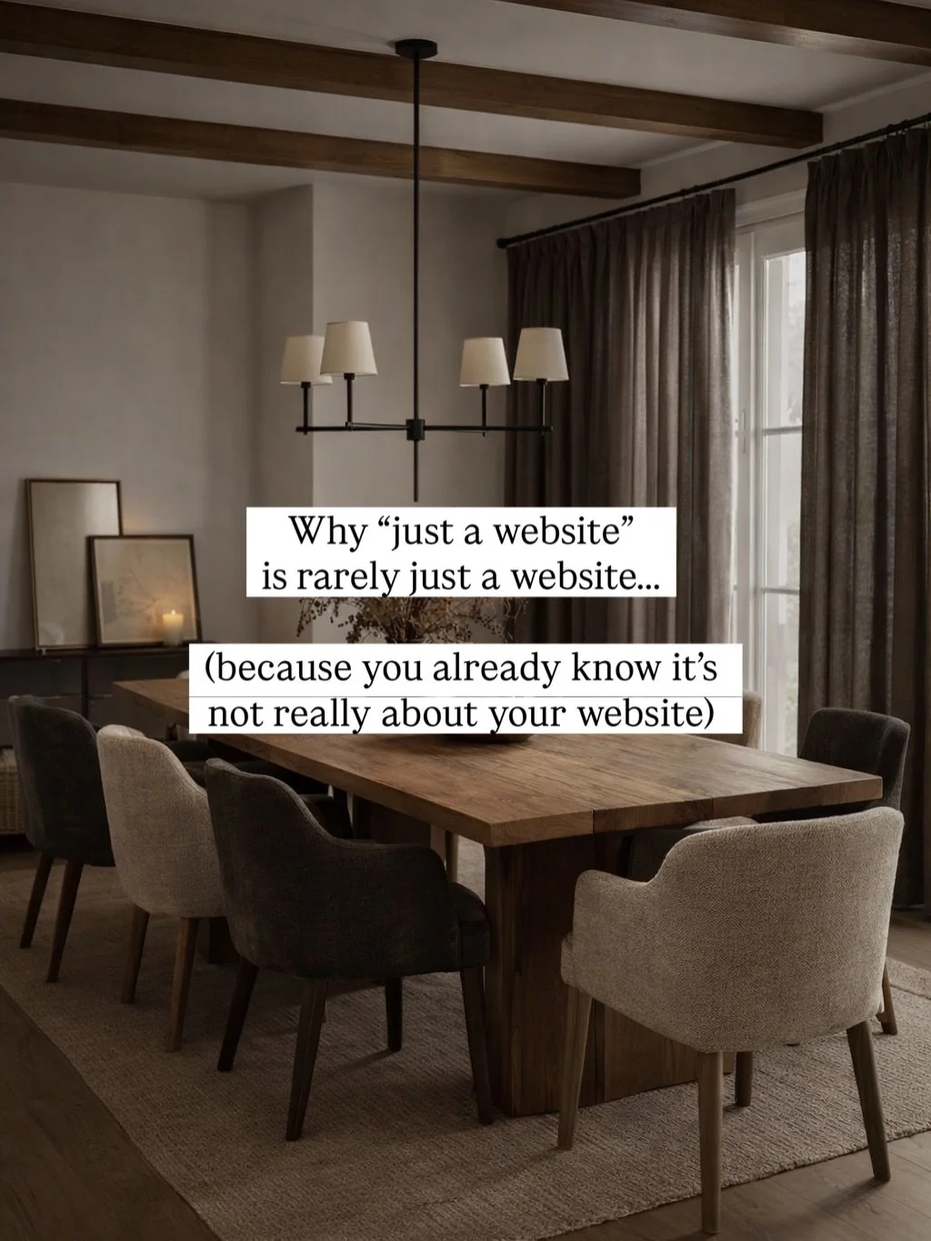 Most brands don&rsquo;t fail because they lack talent, they fail because decisions are made in isolation&hellip; 

A website without strategy has to invent clarity instead of expressing it. 

Visuals without context have to perform instead of support