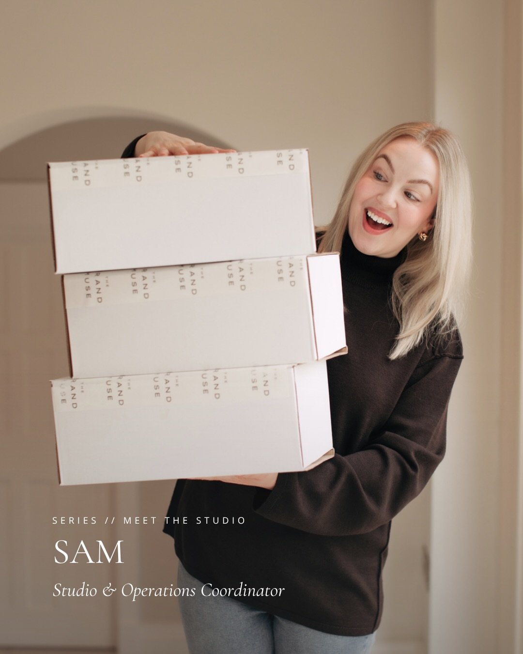 Meet the studio series // this time it's the one who has Jeremy Vine on in the background, a Coke in hand, and somehow knows exactly where everything is before you've even finished asking.

Sam. Studio &amp; Operations Coordinator. The one who keeps 