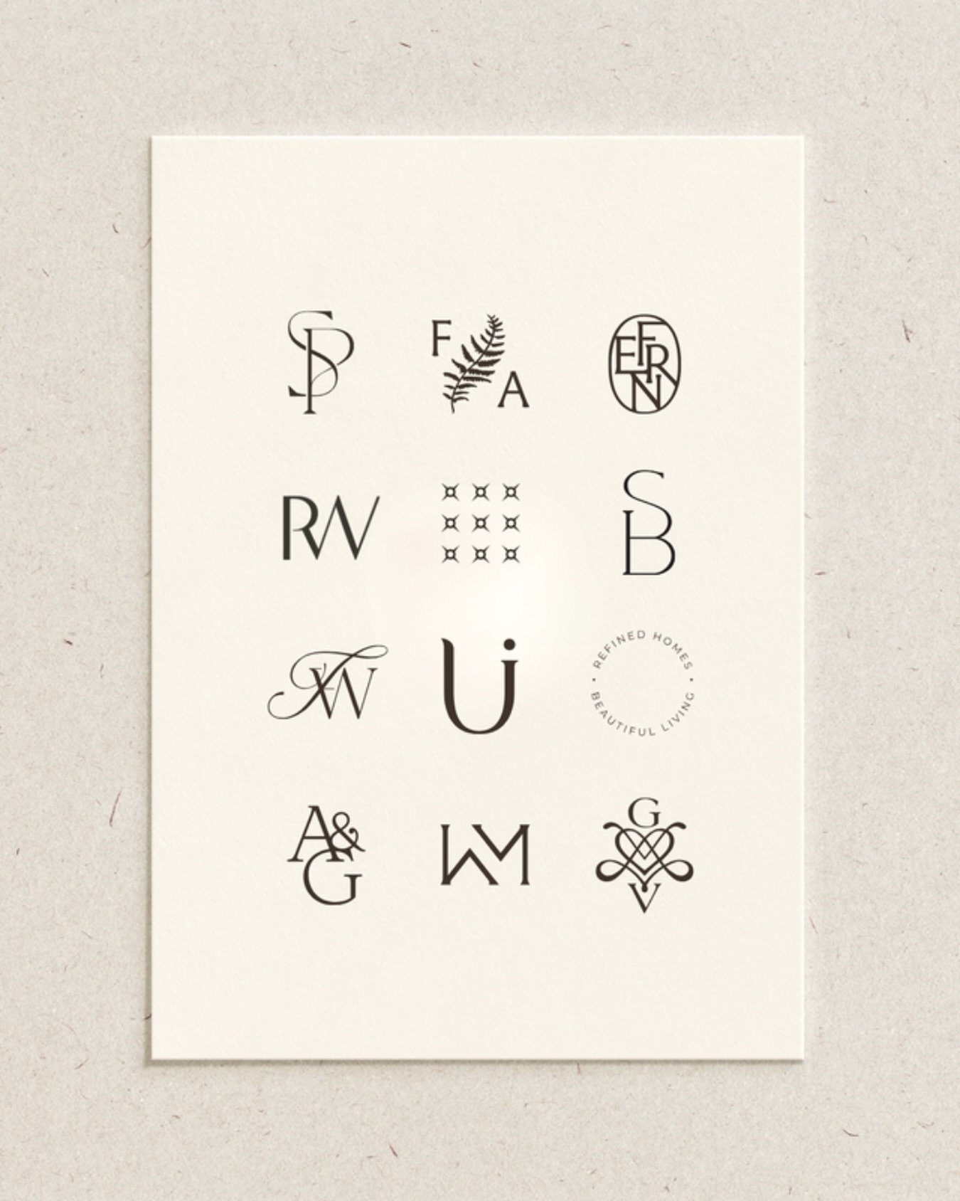 A few of the marks designed this year for the founders we&rsquo;ve been lucky to work with.

Talented team. Talented clients 🤎