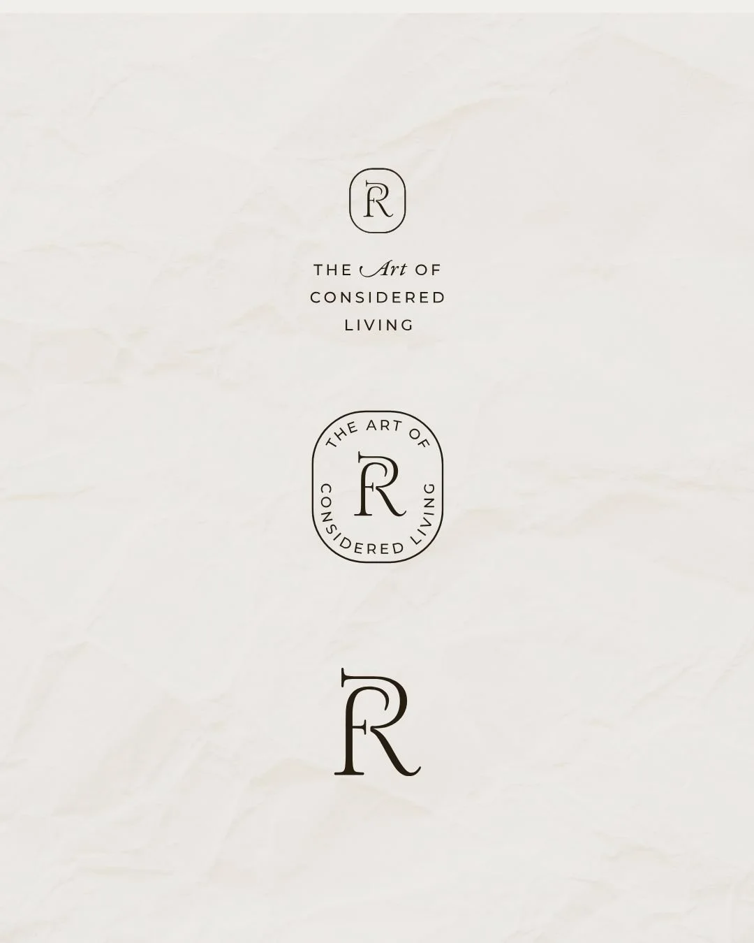 Luxury interior design brand identity for Faye Robinson Interiors by The Brand Muse