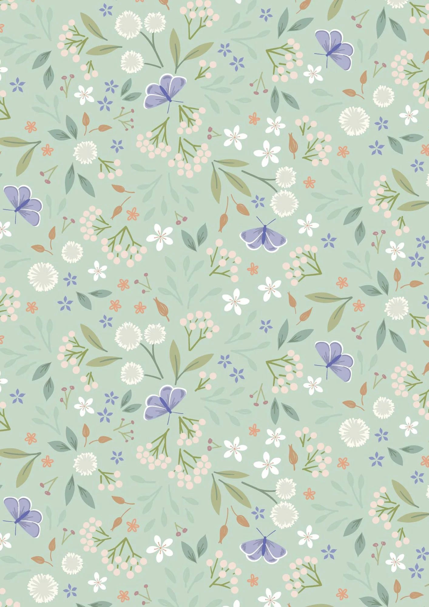 Sky Garden | Floral Odyssey- Misty Jade