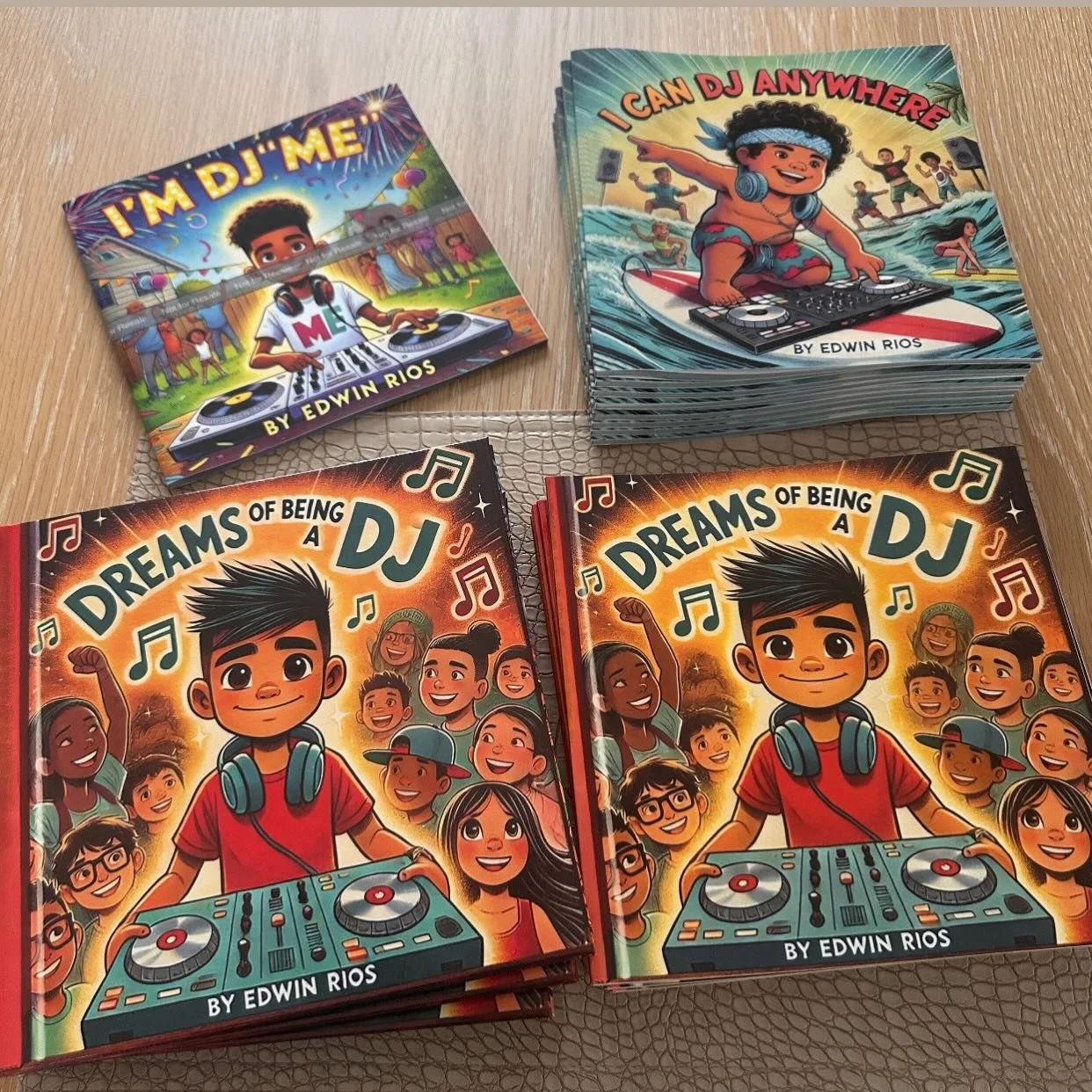 @thedjbooks 
It&rsquo;s officially gift-giving season &mdash; and there&rsquo;s no better present for the DJ, the dreamer, or the music-loving kid in your life than all three of The DJ Books! 🎧📚

From imagination&hellip; to inspiration&hellip; to p