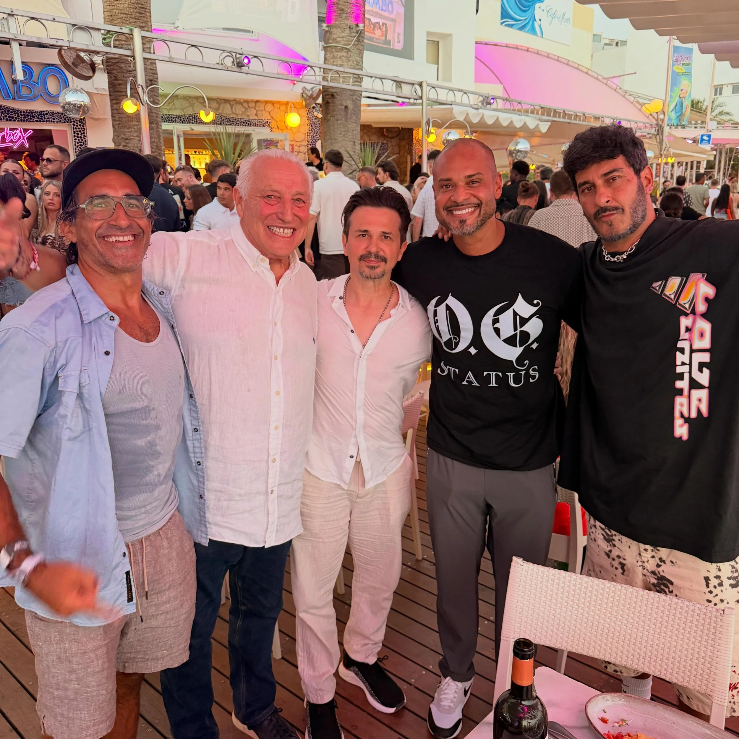 What an amazing collection of energy! Starting with royalty! Love and respect to the one and only @javiermamboking @mamboibiza and the @mambobrothers CAT5 head honcho @cubanfury the magical @freddyrodriguezofficial the witch doctor @armandvanhelden a