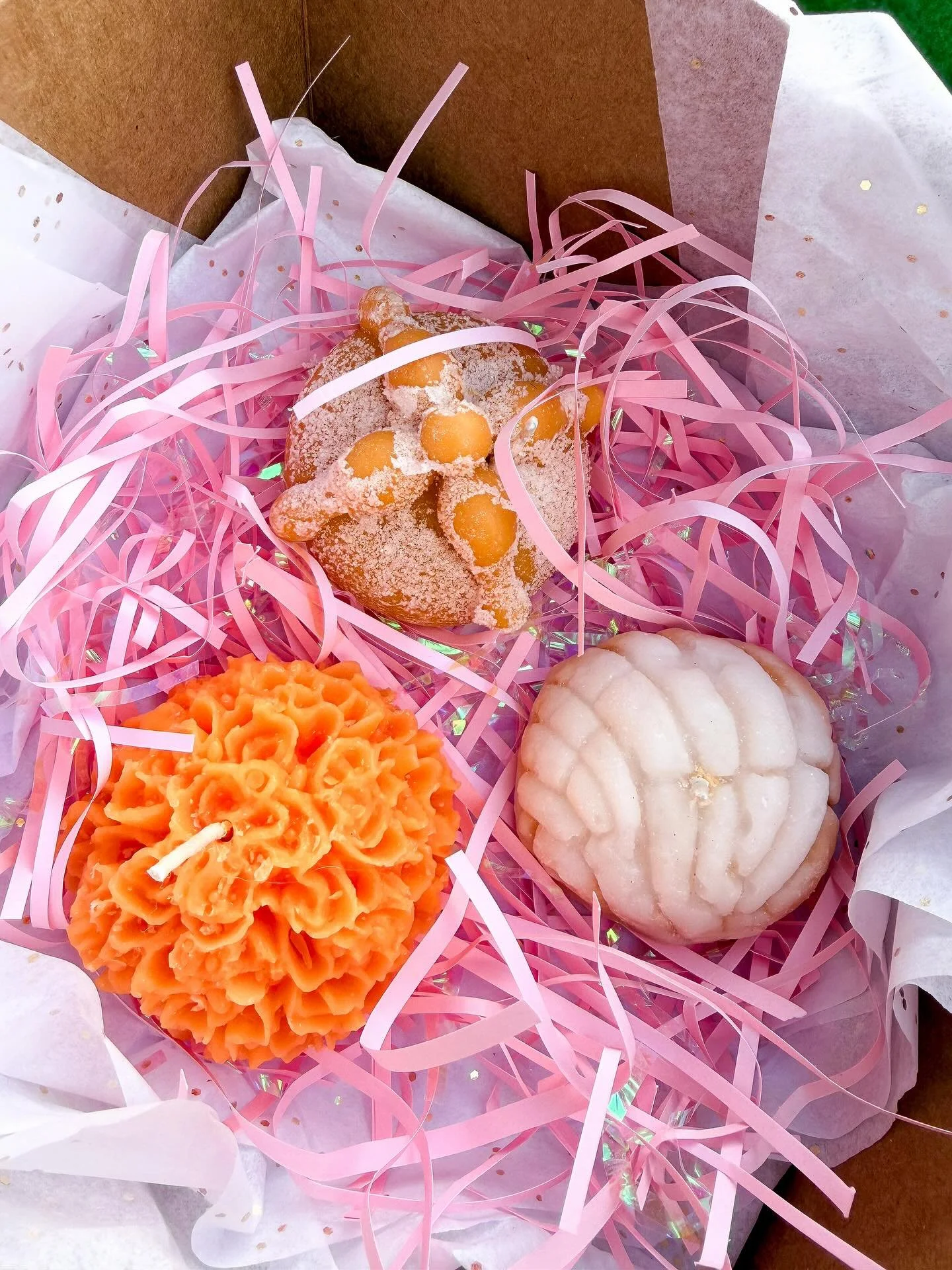 Keeping our traditions alive, one altar at a time 🌼
I created a few D&iacute;a de los Muertos candle kits that are perfect for your ofrenda. Limited stock and pickup only 💛 🌻