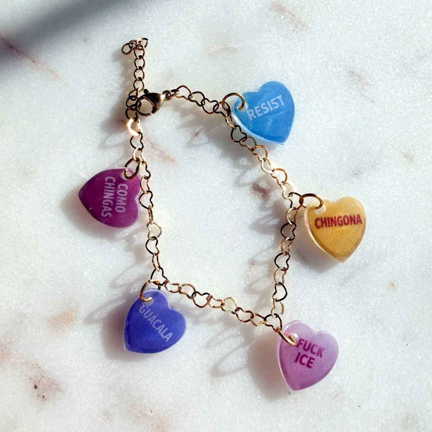 Sweet like candy, bold like your group chat 🍬💥
These pastel conversation hearts aren&rsquo;t here to flirt
✨ Bracelet form because silence was never the vibe
Get yours at Lunairi.com or DM me #valentinesdaygifts #conversationhearts