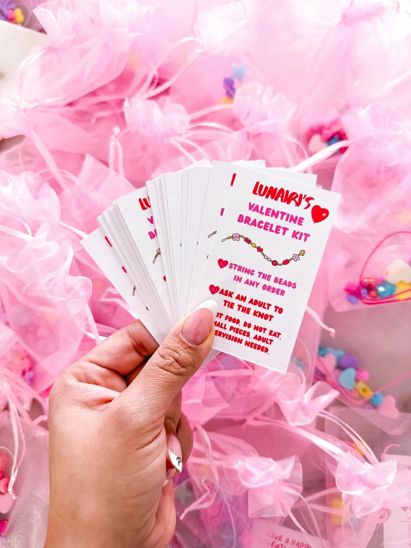 To everyone attending the Sweetheart Ball in Bensenville tomorrow, I sent you all a free cute little goodie bag to create your own Valentine&rsquo;s Day beaded bracelets. Make sure you guys send me pics. I would love to see what your little ones crea