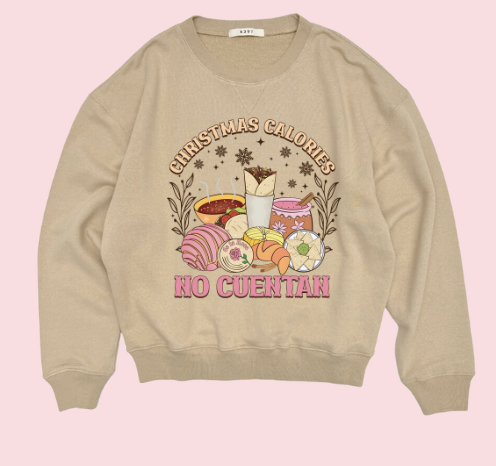 Christmas Calories No Cuentan Sweatshirt
