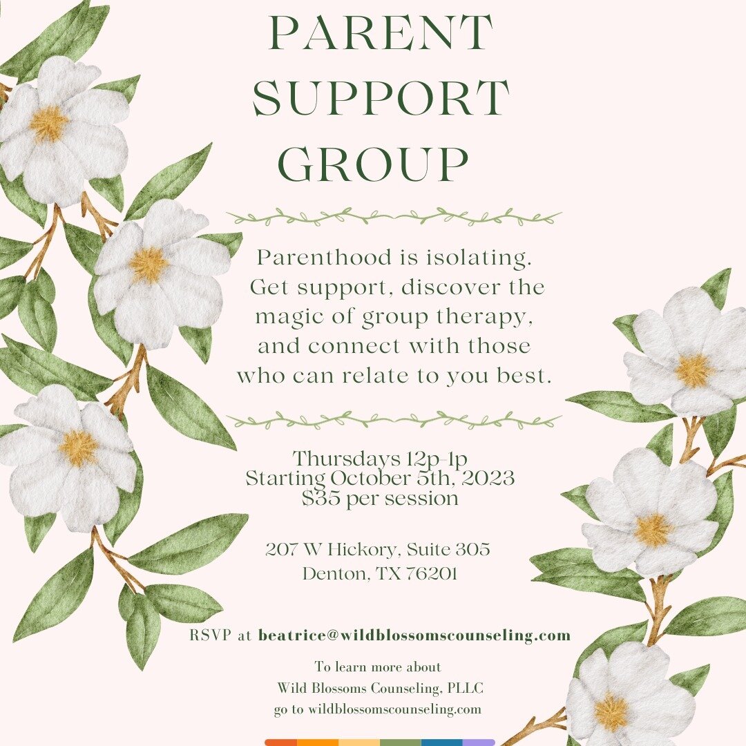 Are you a parent? Do you need support? We are here to help! Come join our Parenting Support Group starting on Thursday 10/05/23 at 12p. Message or email me for more information and to RSVP today.