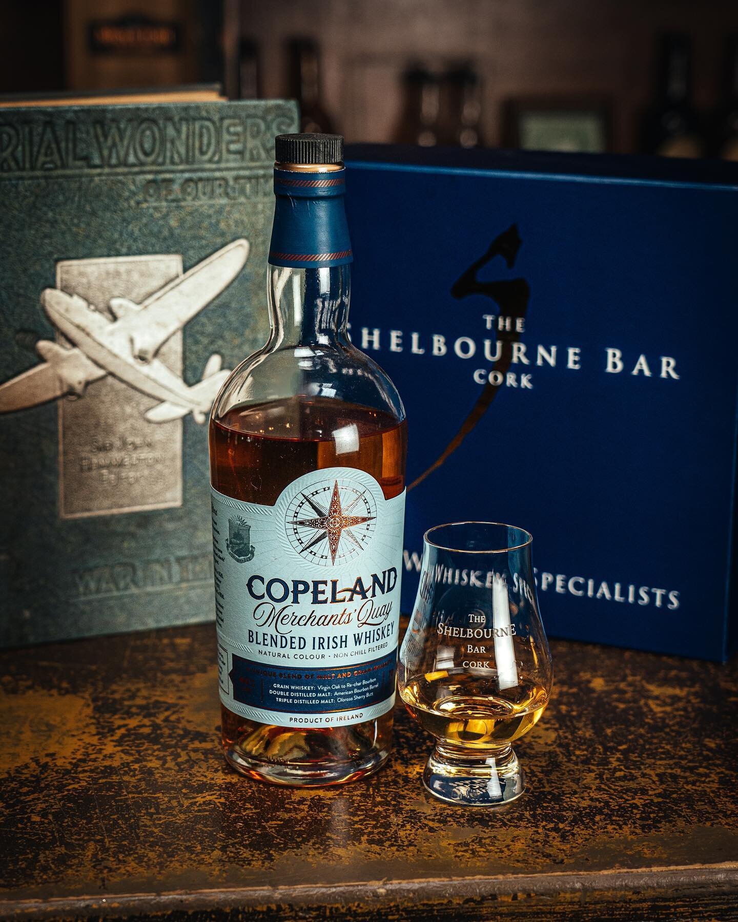 A smooth, rich Irish whiskey made from a unique blend of three whiskeys &ndash; grain whiskey, double distilled, and triple distilled malts.

The Copeland Merchants Quay is our new Whiskey of the Week 🥃

Pop in the Shelbourne Bar and try it, only th