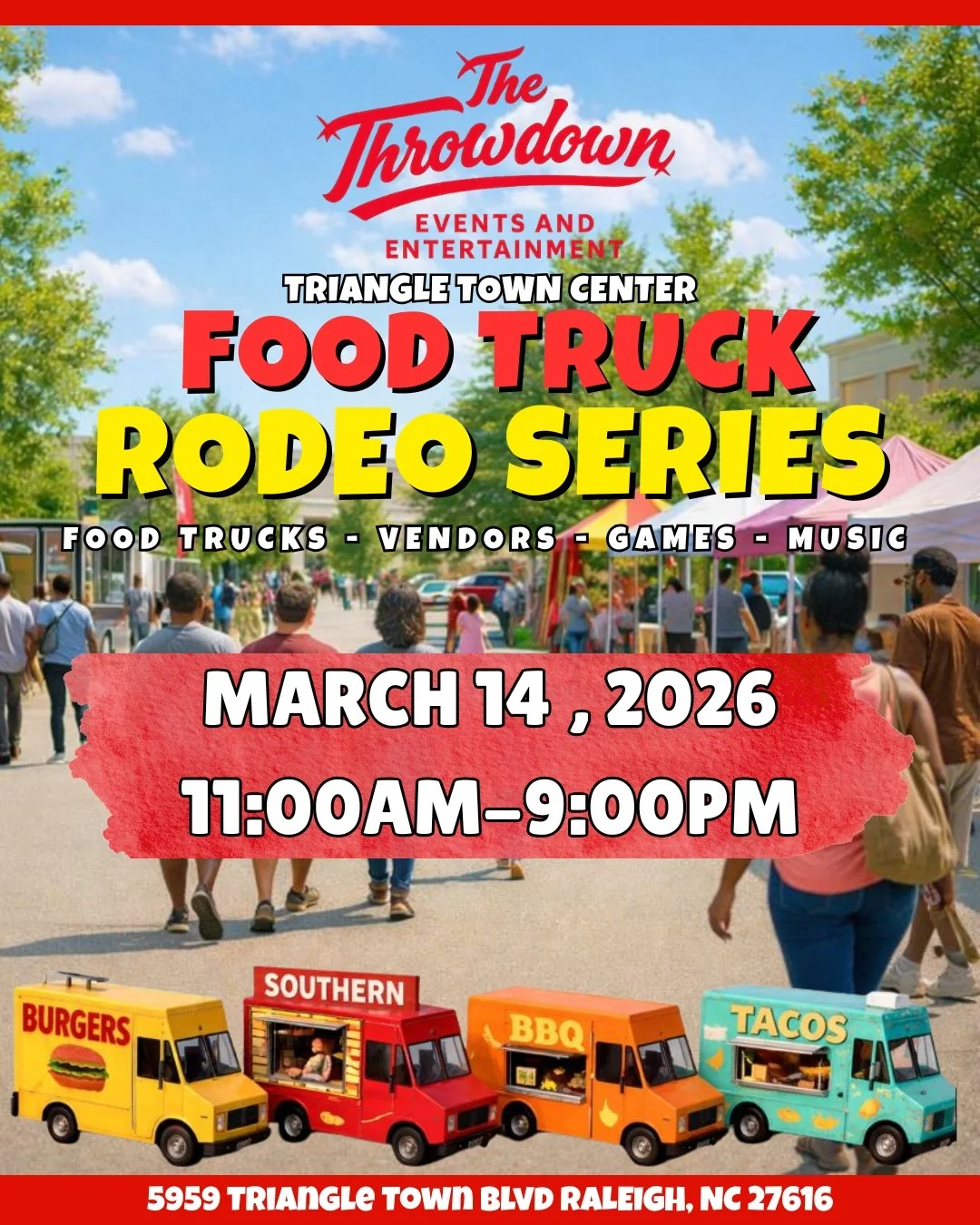March Triangle Town Center Food Rodeo Series